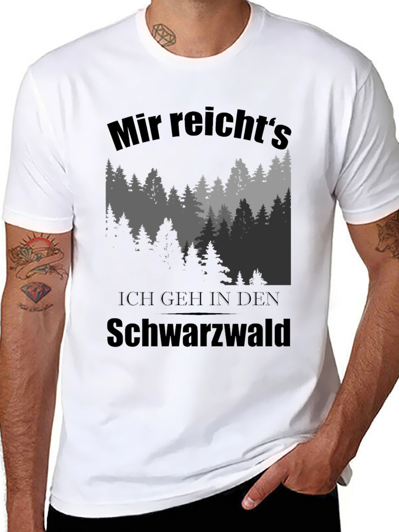 Black Forest T-Shirt - Mens Graphic Tee