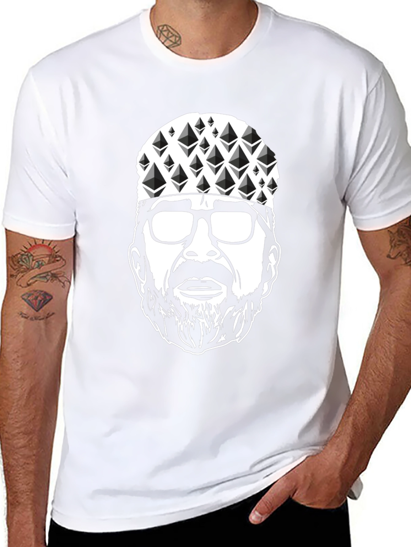 Ethereum Crypto Geek T-Shirt - Black