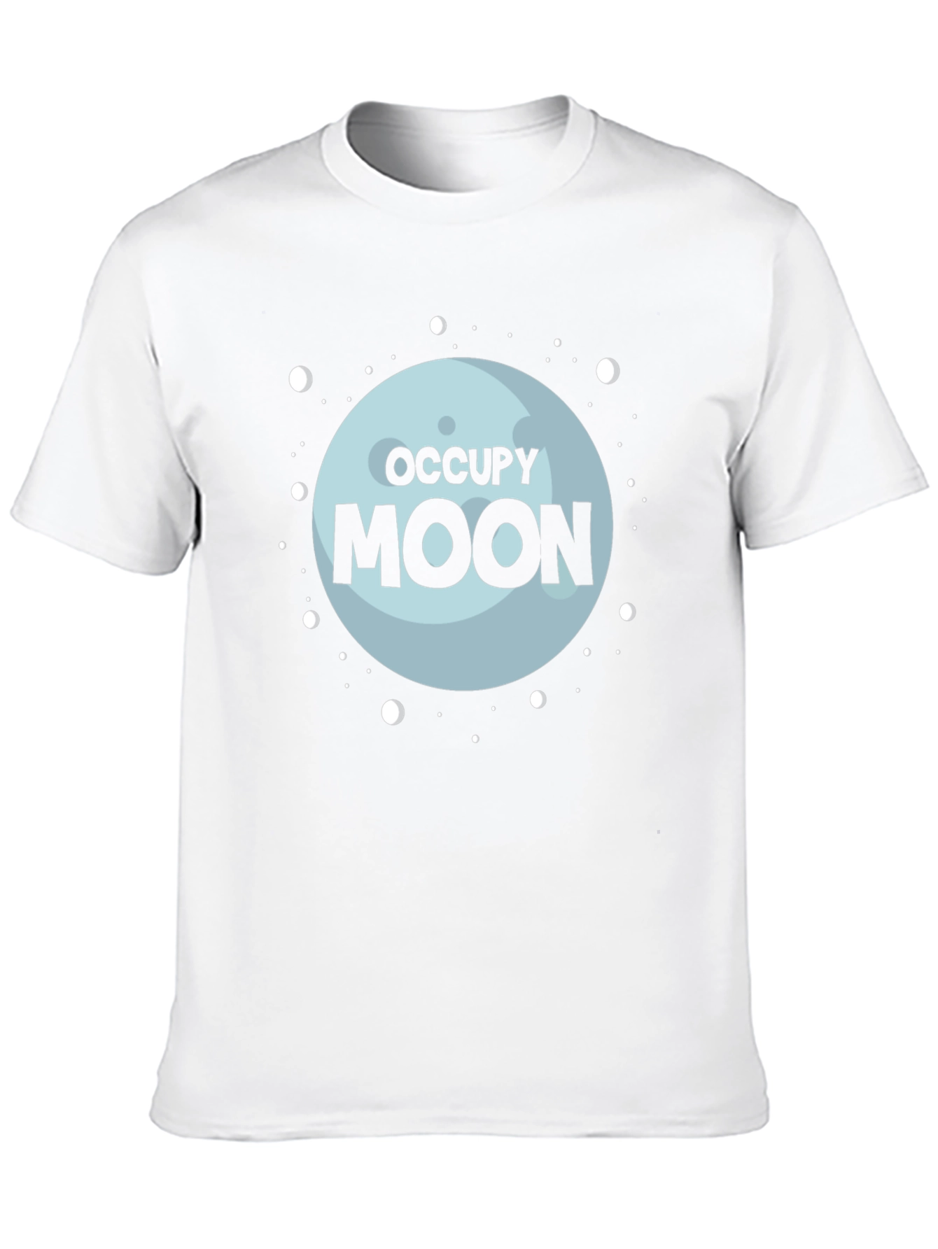 Occupy Moon Graphic T-Shirt - Unique Design