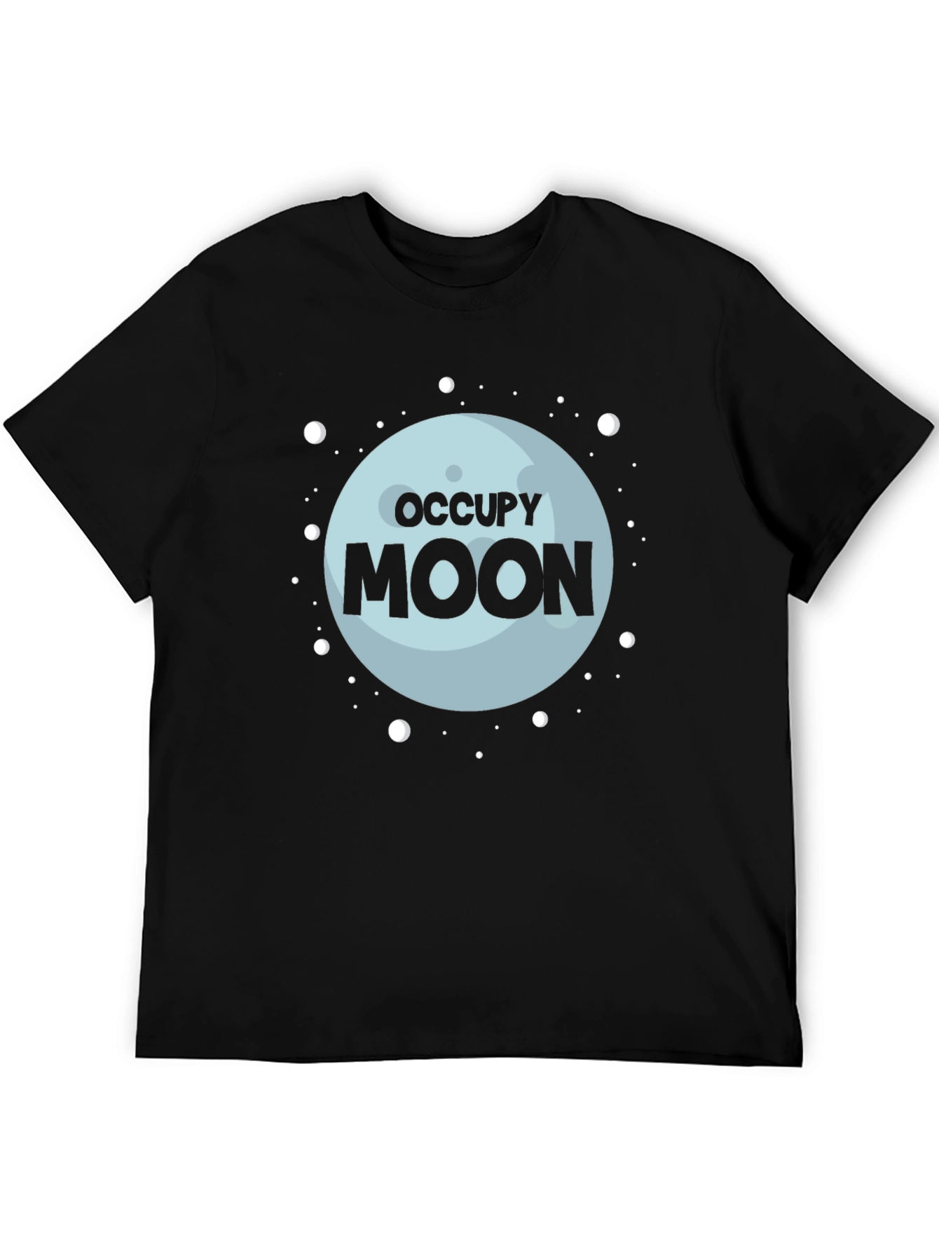 Occupy Moon Graphic T-Shirt - Unique Design