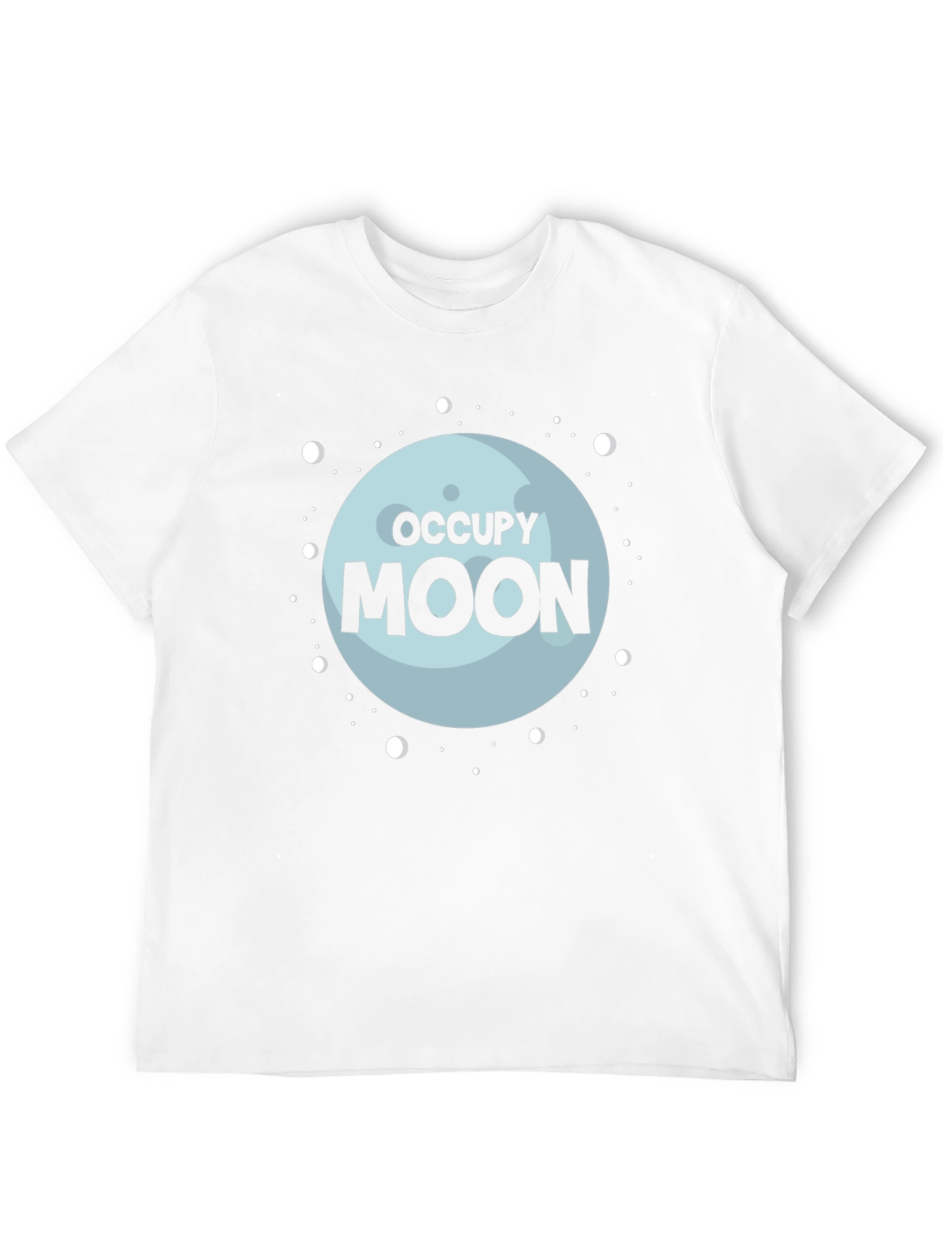 Occupy Moon Graphic T-Shirt - Unique Design