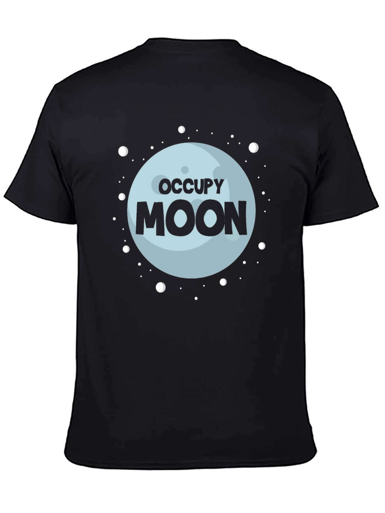 Occupy Moon Graphic T-Shirt - Unique Design