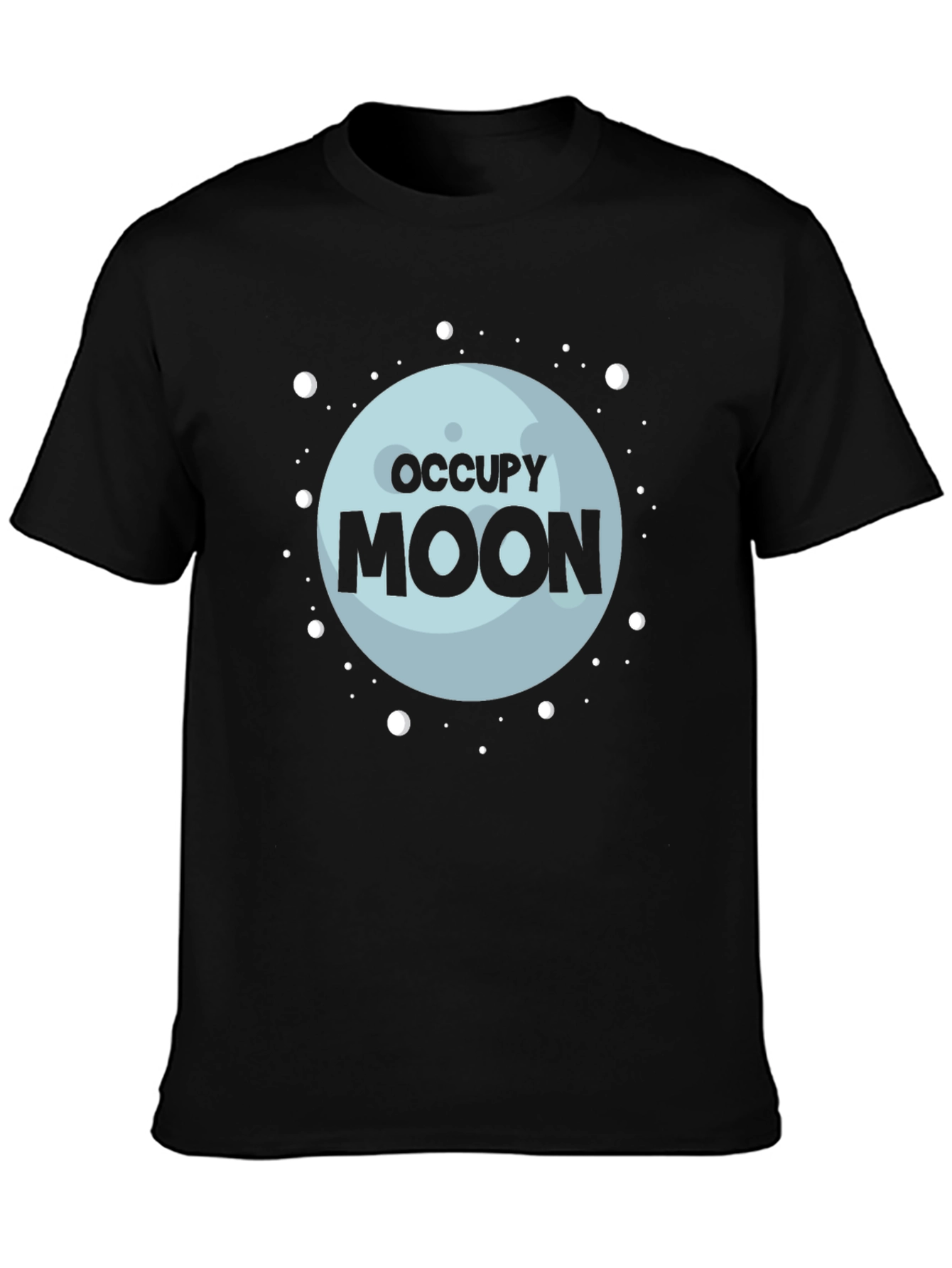 Occupy Moon Graphic T-Shirt - Unique Design
