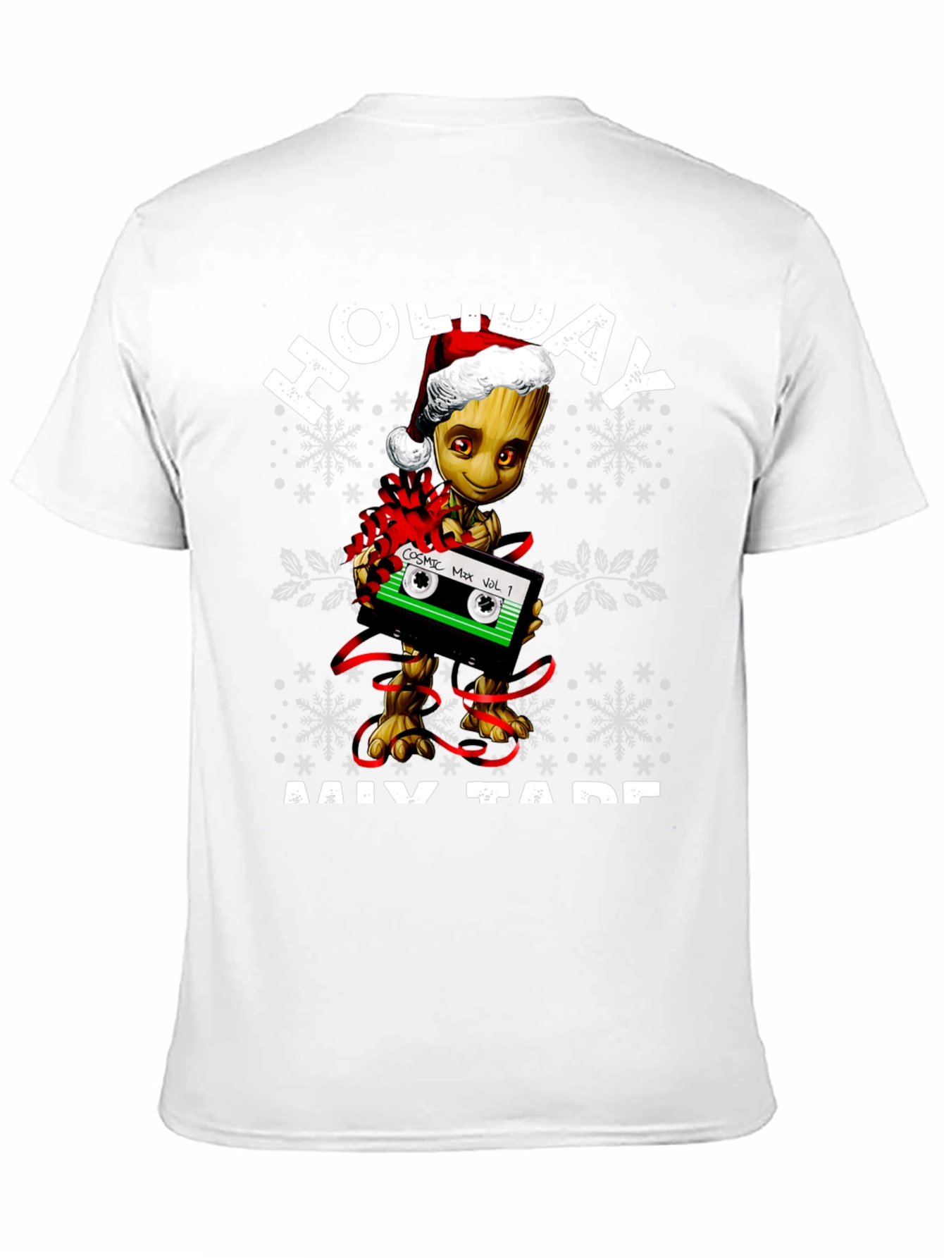 Holiday Groot Mix Tape Graphic T-Shirt