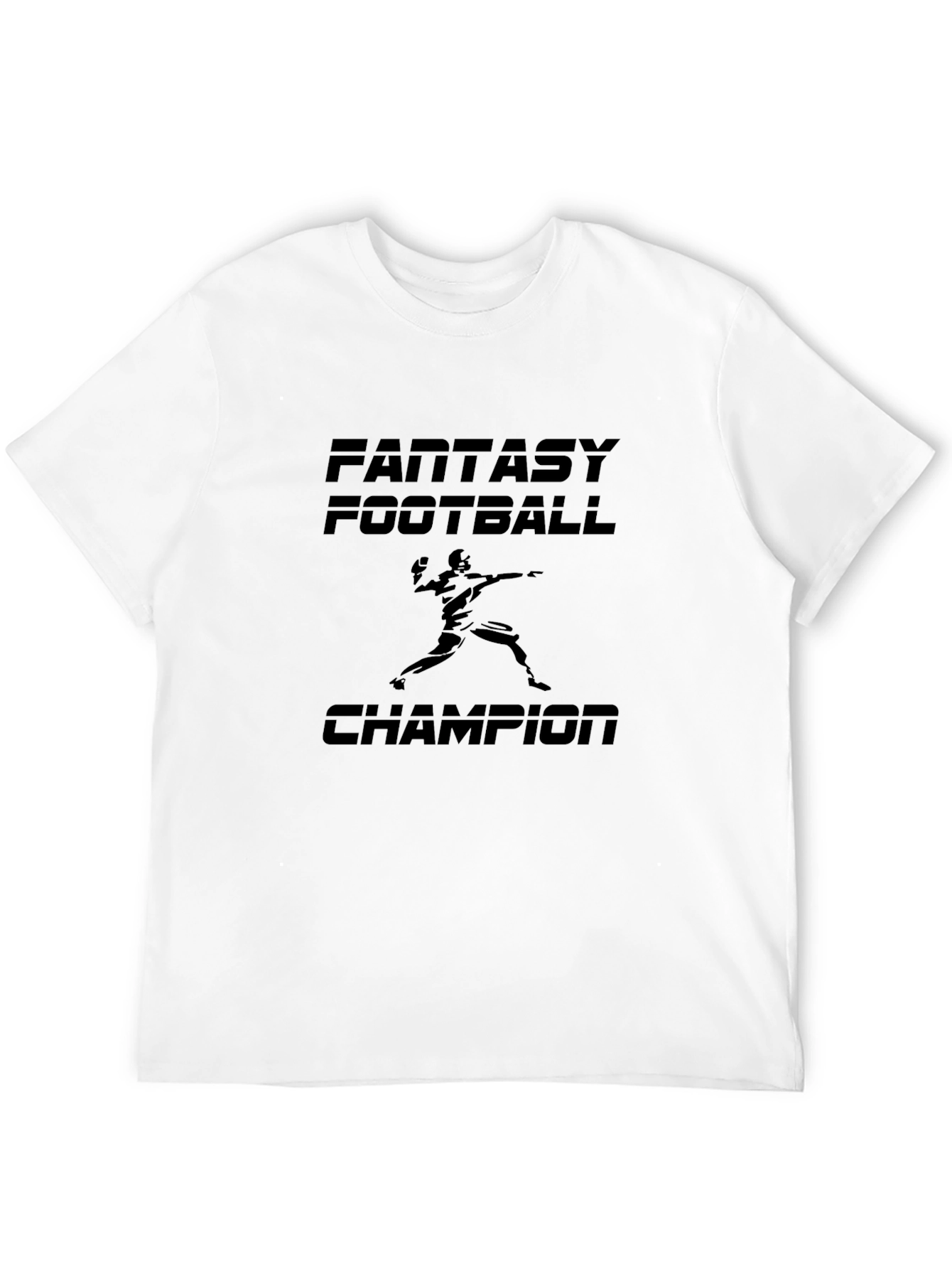 Fantasy Football Champion Black T-Shirt