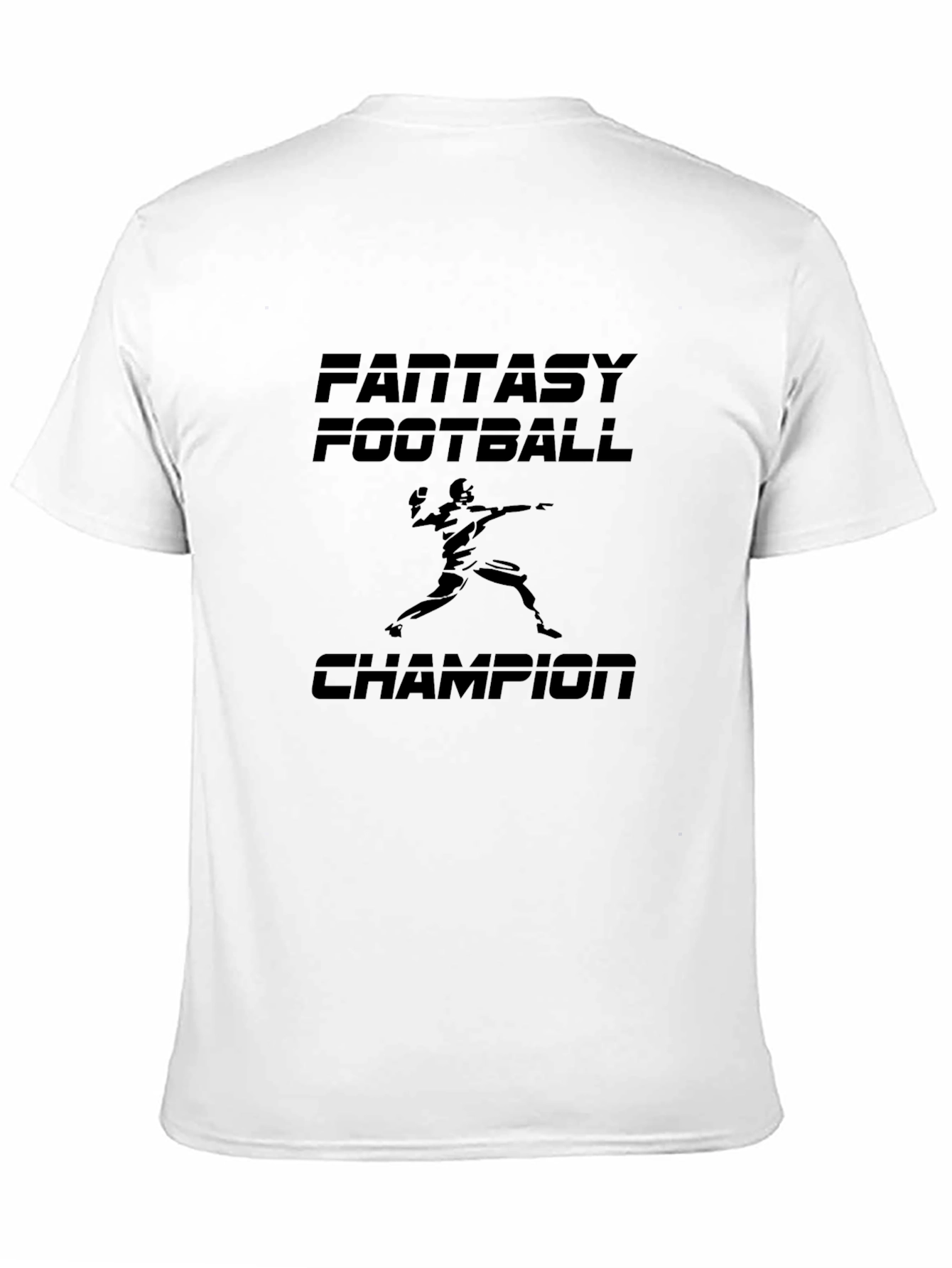 Fantasy Football Champion Black T-Shirt