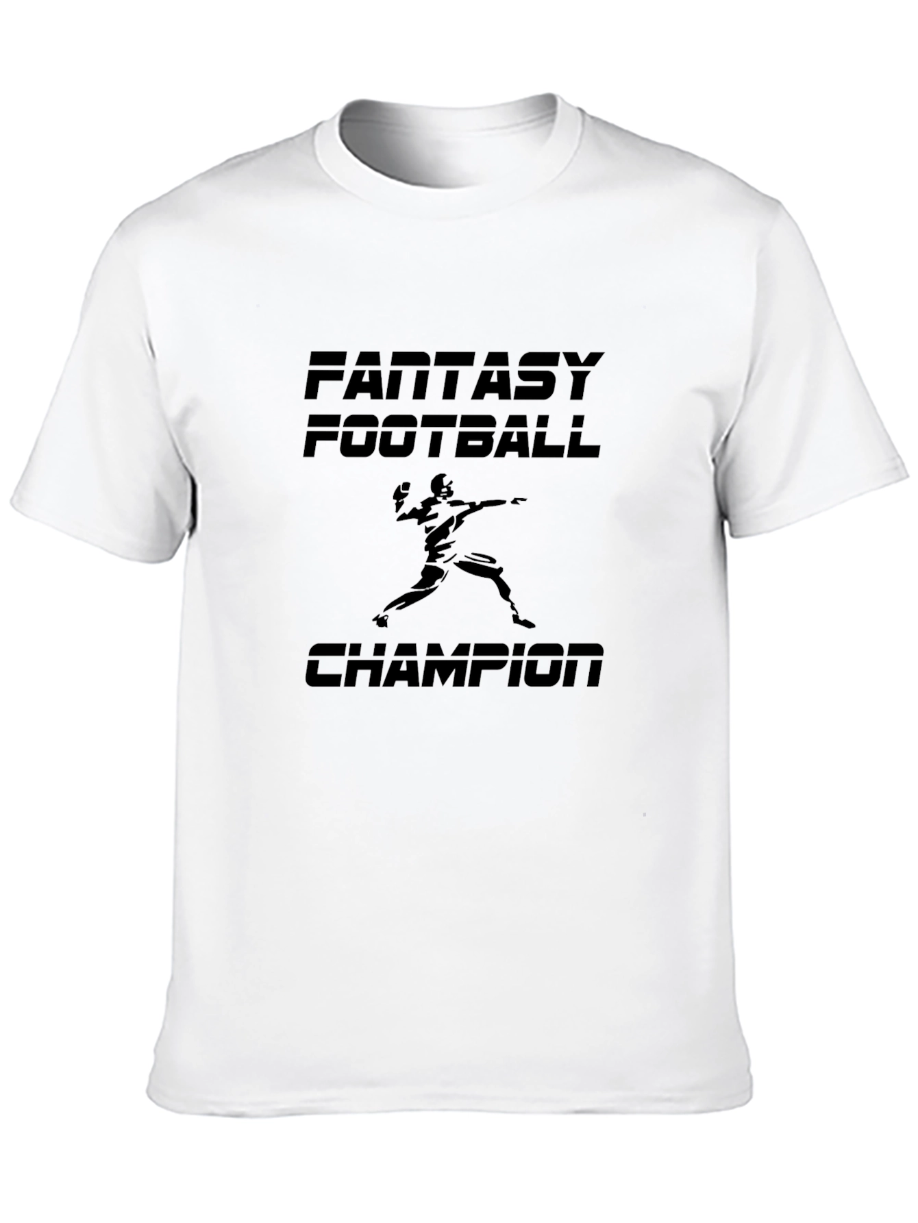 Fantasy Football Champion Black T-Shirt