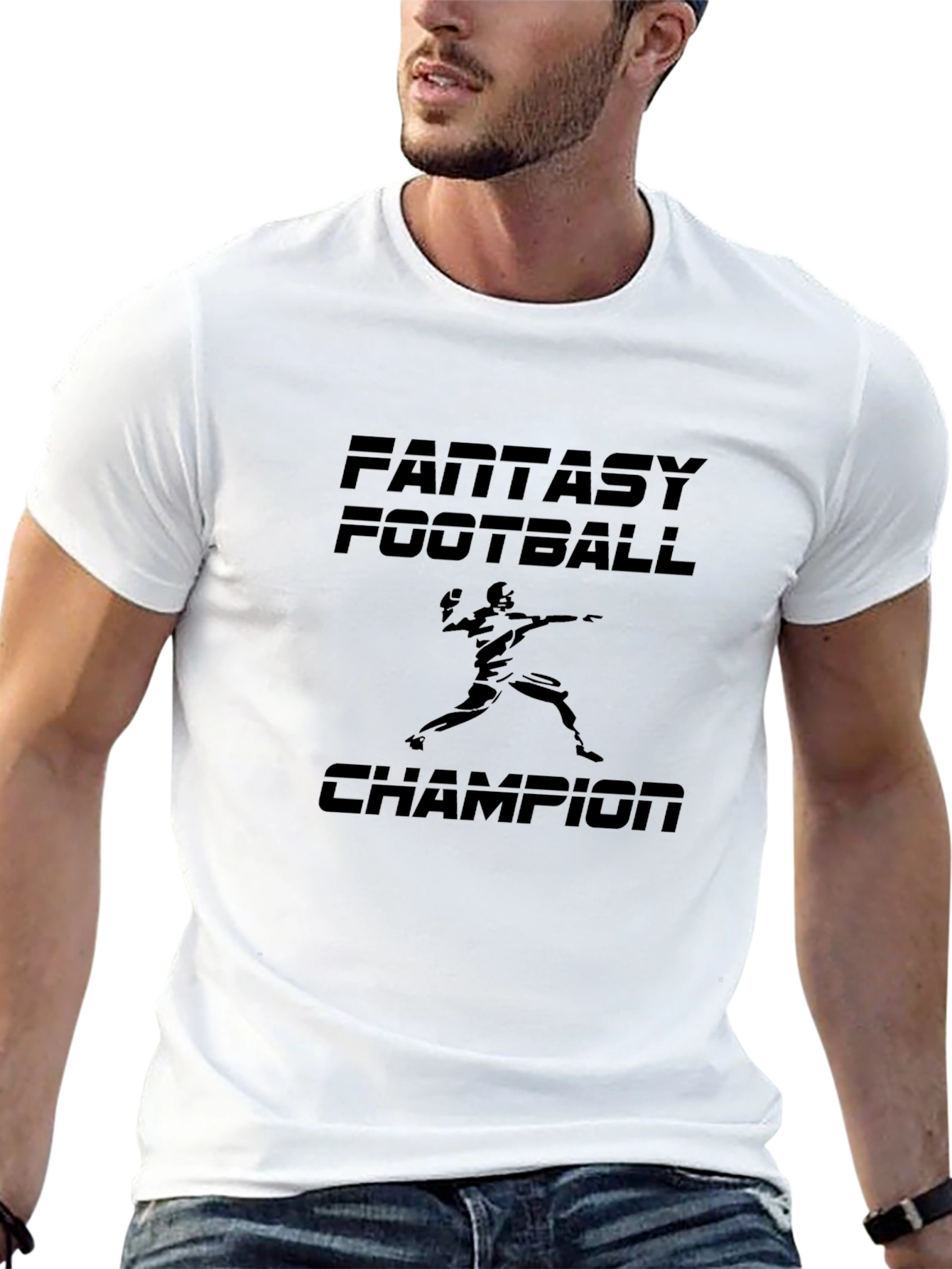 Fantasy Football Champion Black T-Shirt