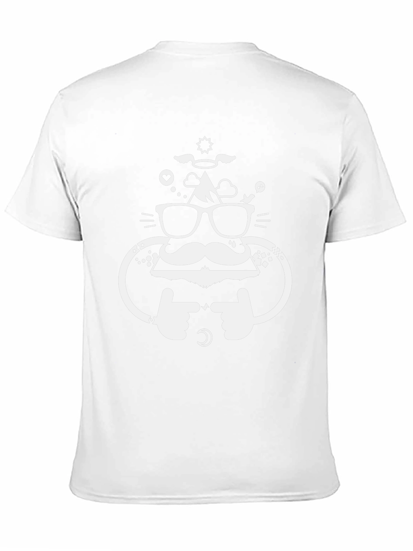 Hipster Mountain Graphic Tee - Cool Mens Shirt