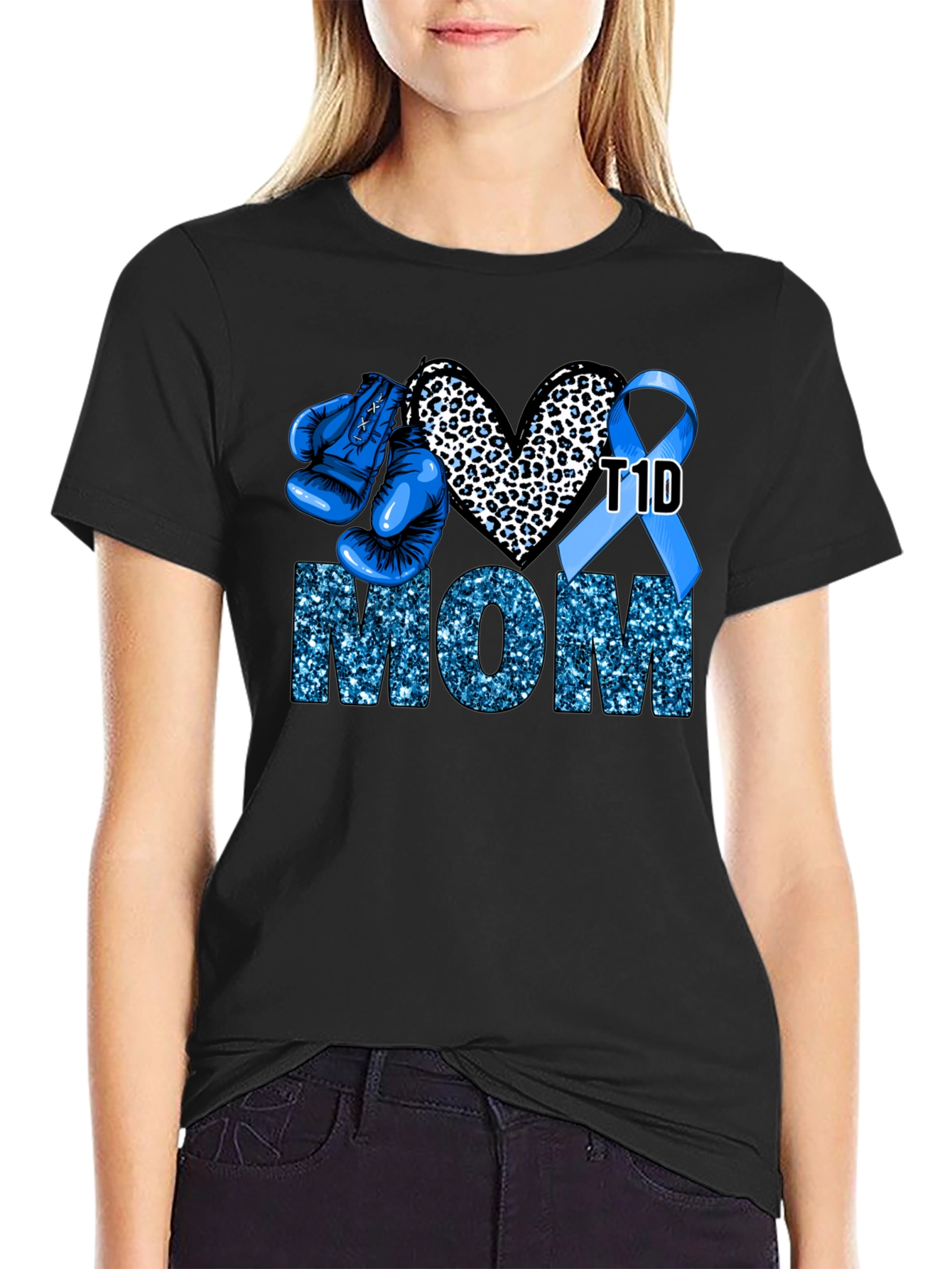 T1D Mom Graphic T-Shirt