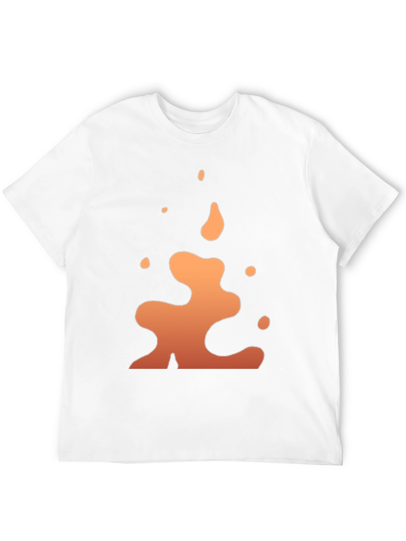 Abstract Graphic Print T-Shirt - Black