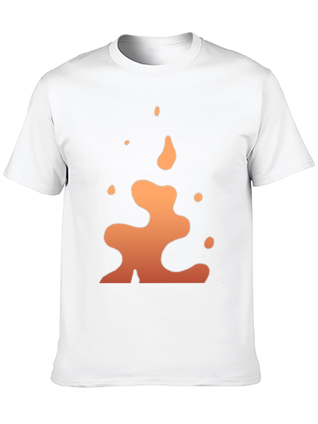 Abstract Graphic Print T-Shirt - Black