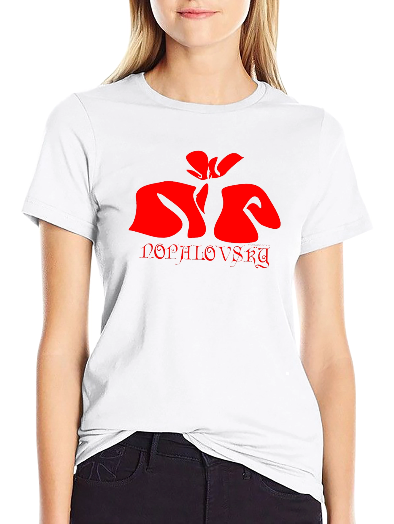 Unique Red Graphic Black T-Shirt