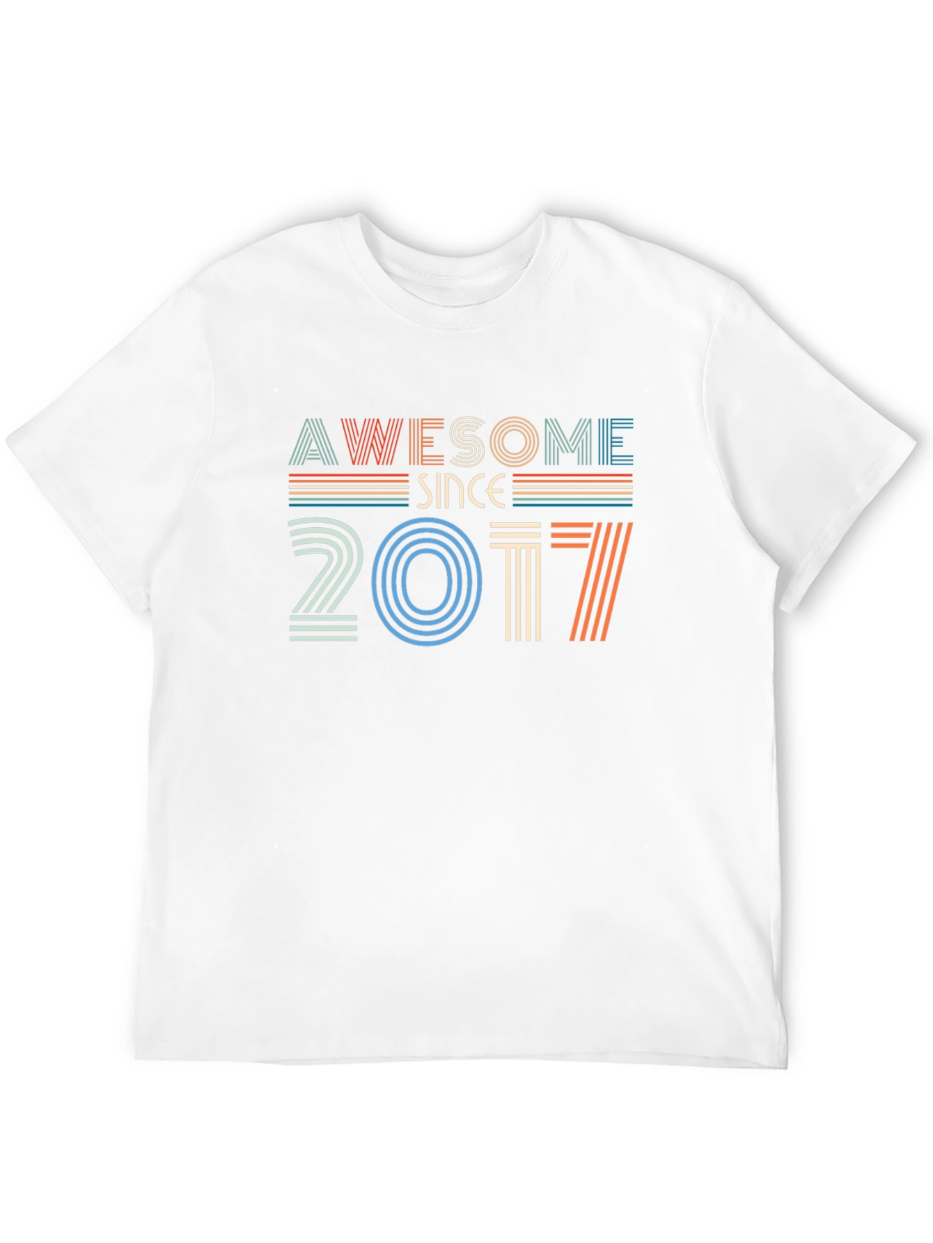 Awesome Since 2017 Graphic Tee