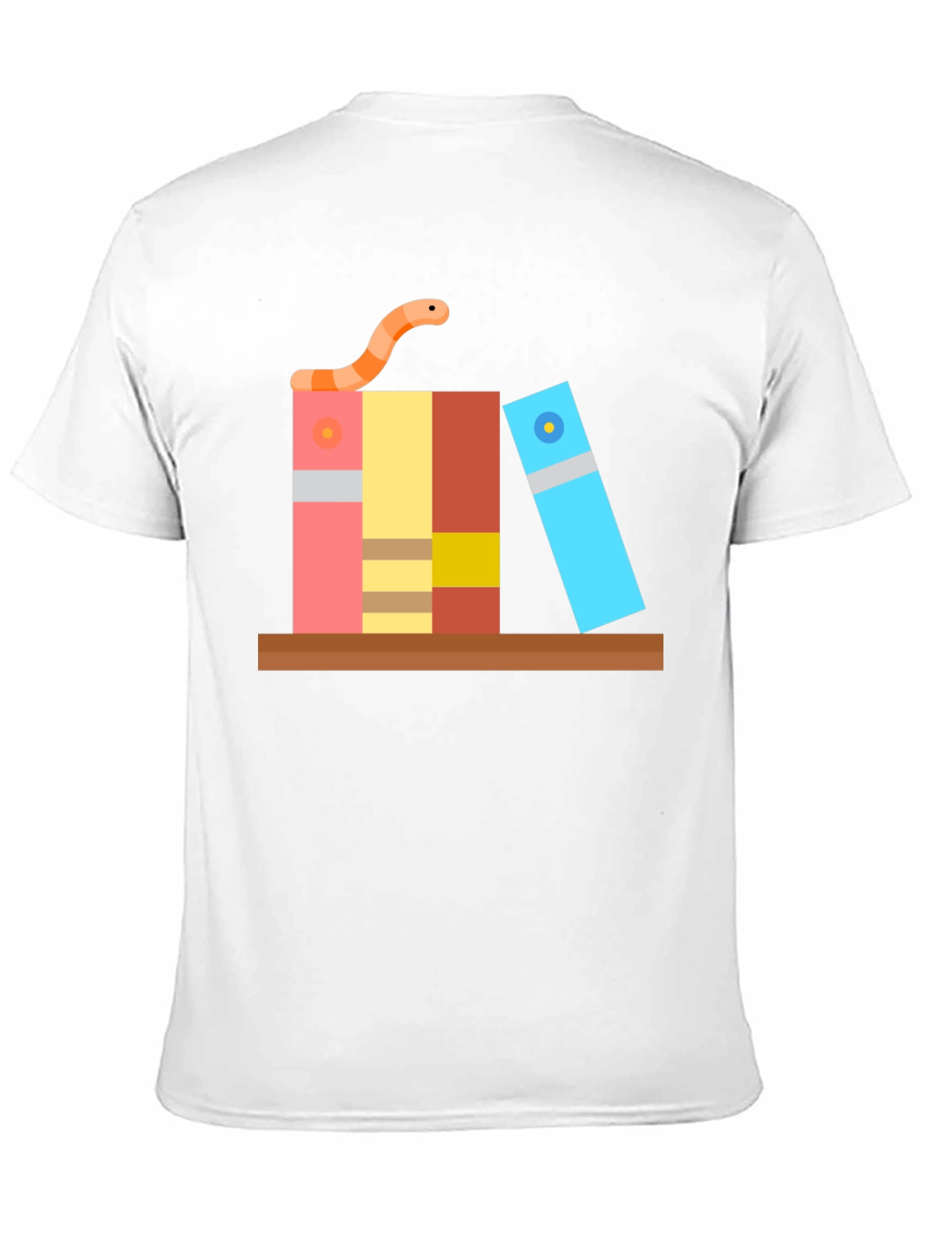Bookworm Graphic Tee - Black Cotton T-Shirt