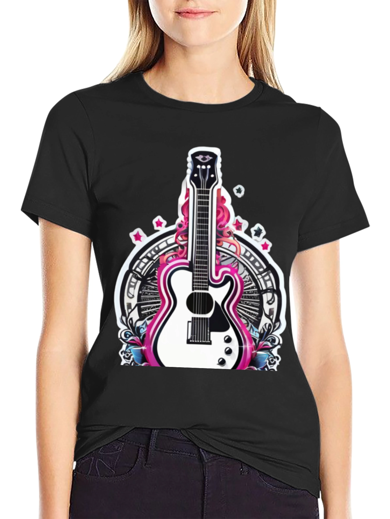 Guitar Graphic Tee - Rocker Style