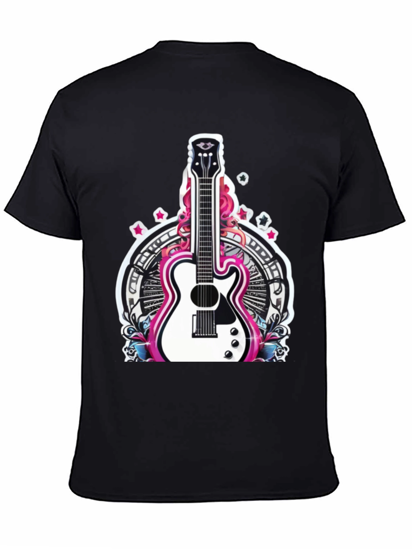 Guitar Graphic Tee - Rocker Style