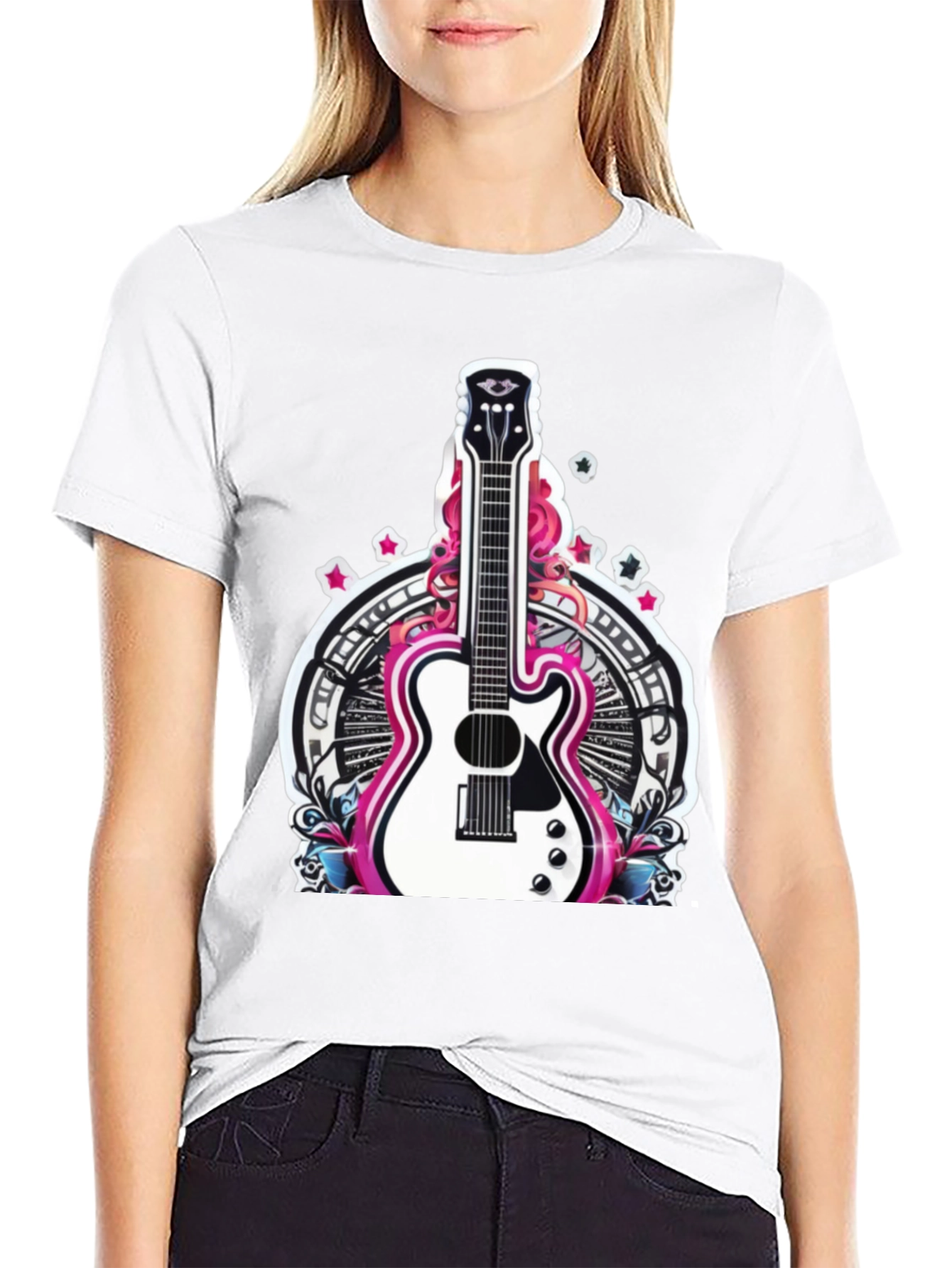 Guitar Graphic Tee - Rocker Style