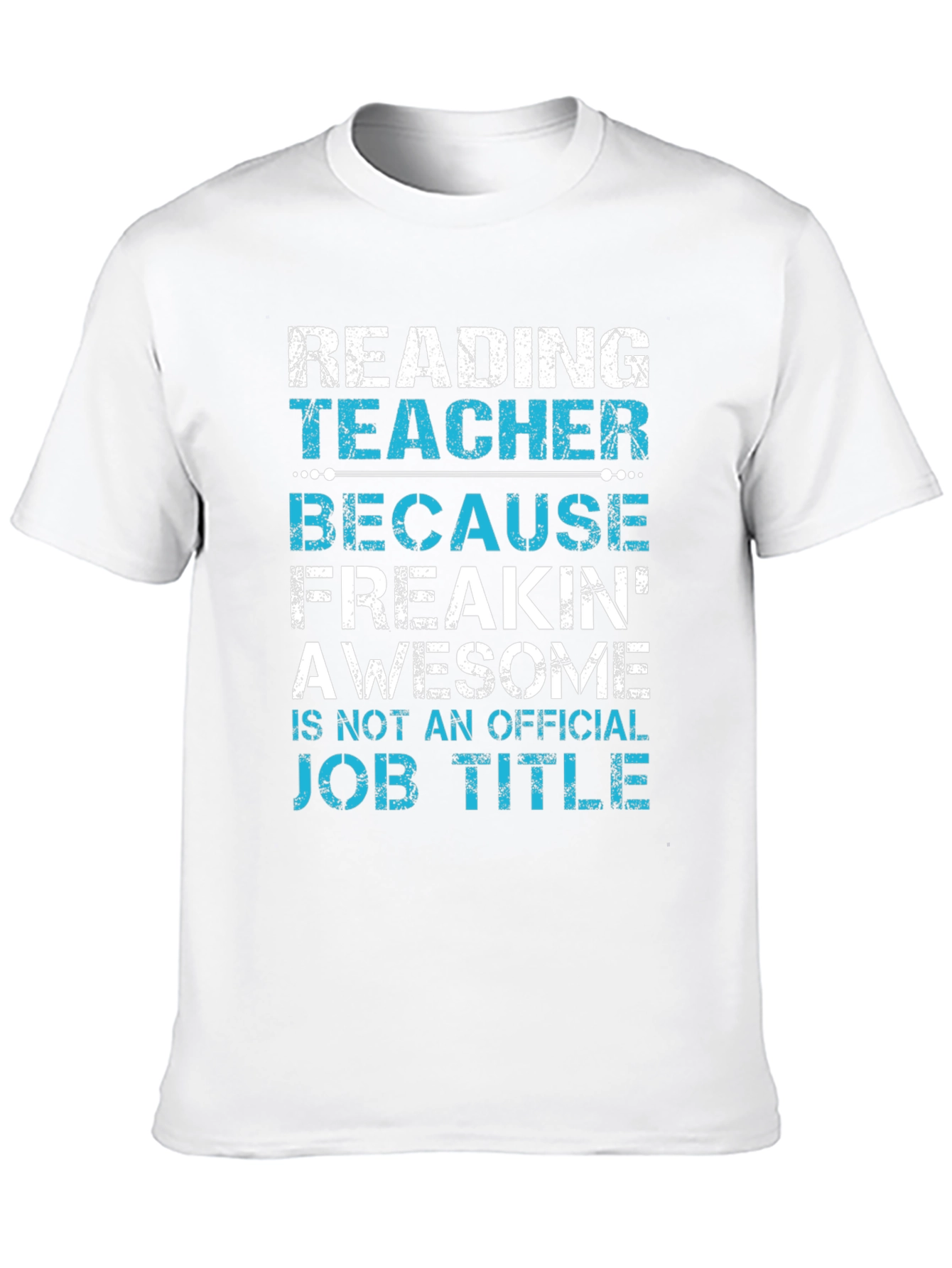 Reading Teacher Awesome Job Title T-Shirt
