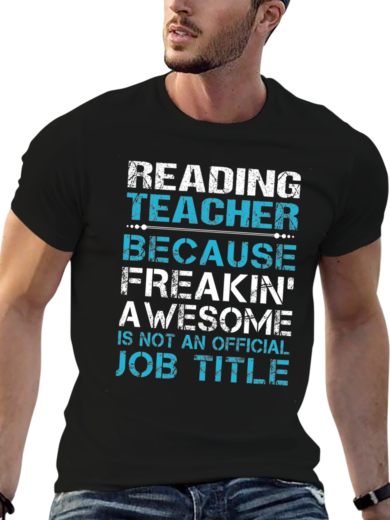 Reading Teacher Awesome Job Title T-Shirt