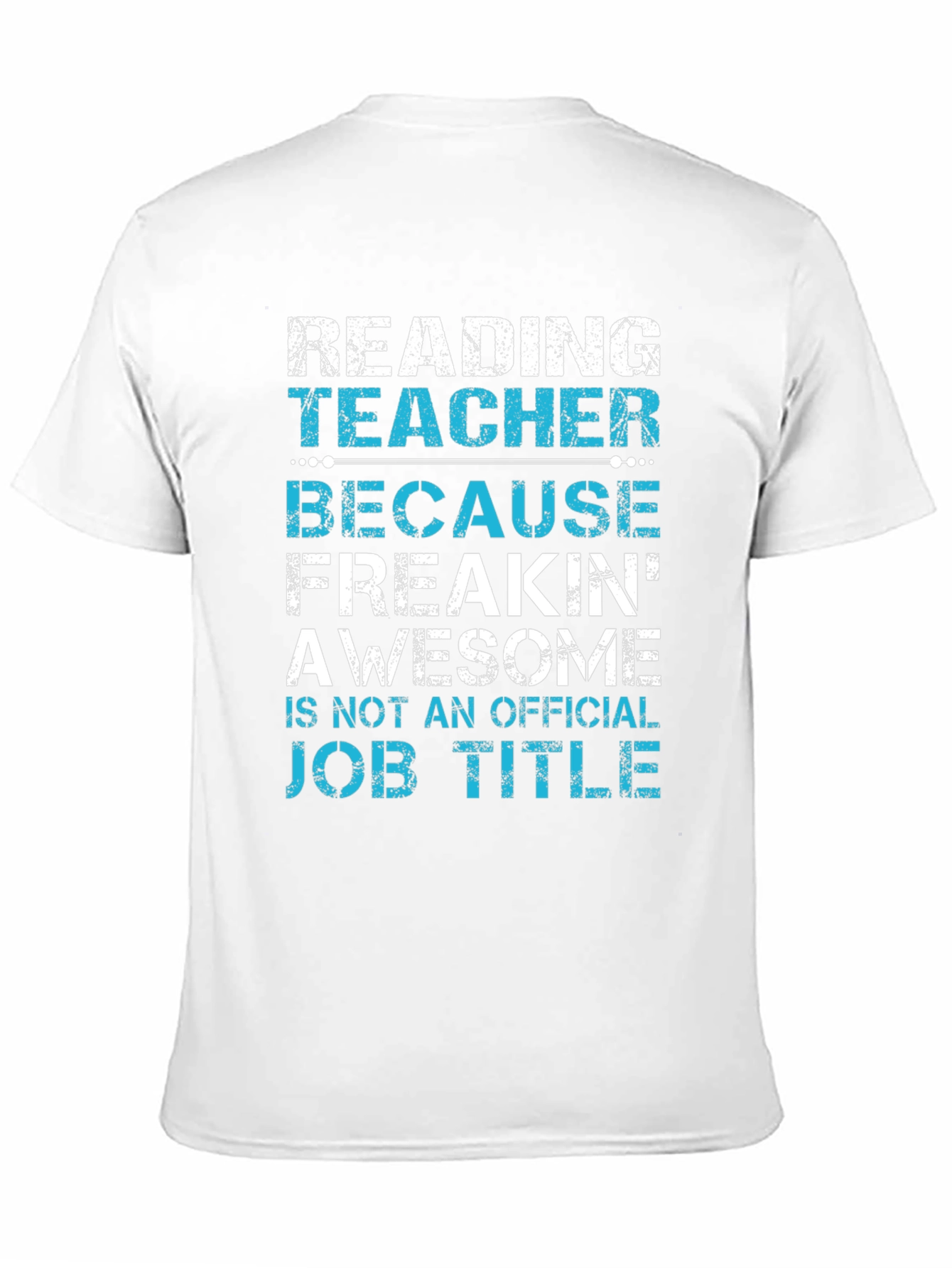 Reading Teacher Awesome Job Title T-Shirt