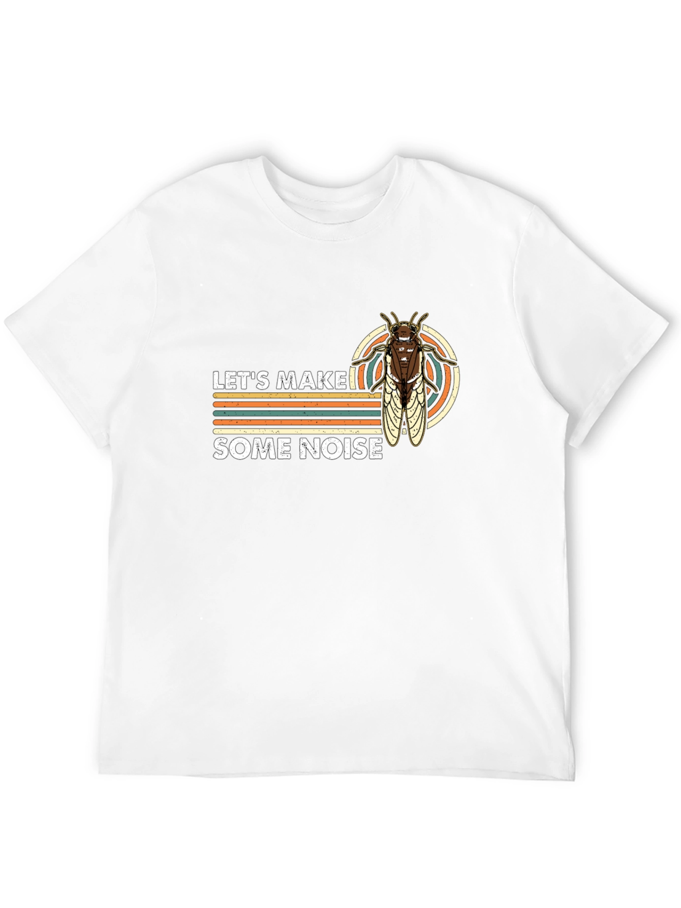 Lets Make Some Noise Cicada Black T-Shirt