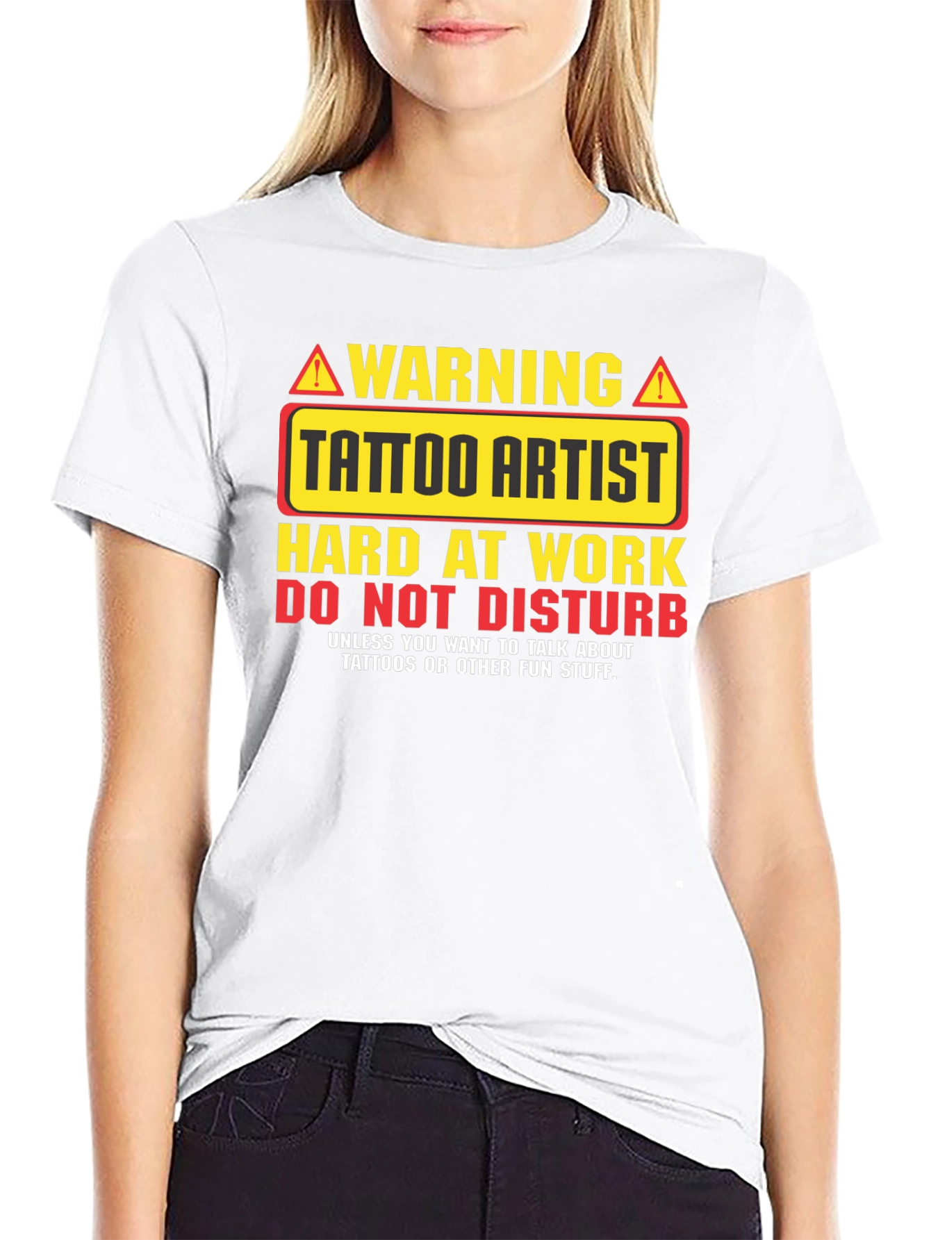Tattoo Artist Warning Graphic T-Shirt