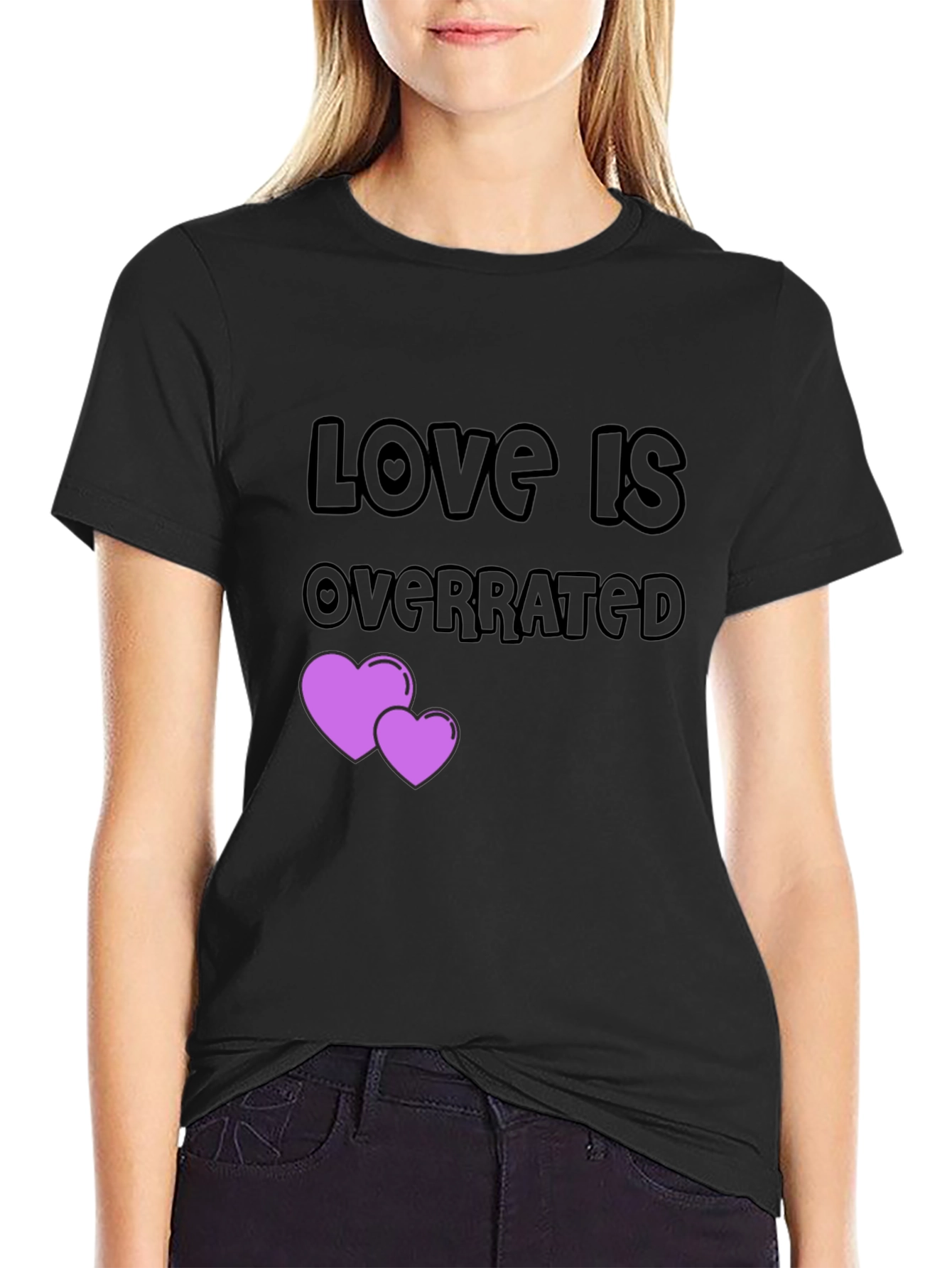 Love is Overrated T-Shirt - Anti-Valentines Day Gift