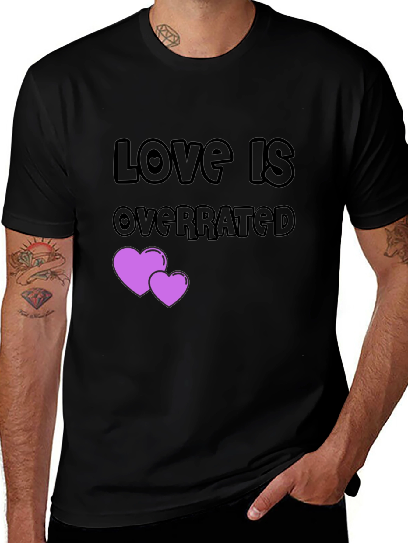 Love is Overrated T-Shirt - Anti-Valentines Day Gift