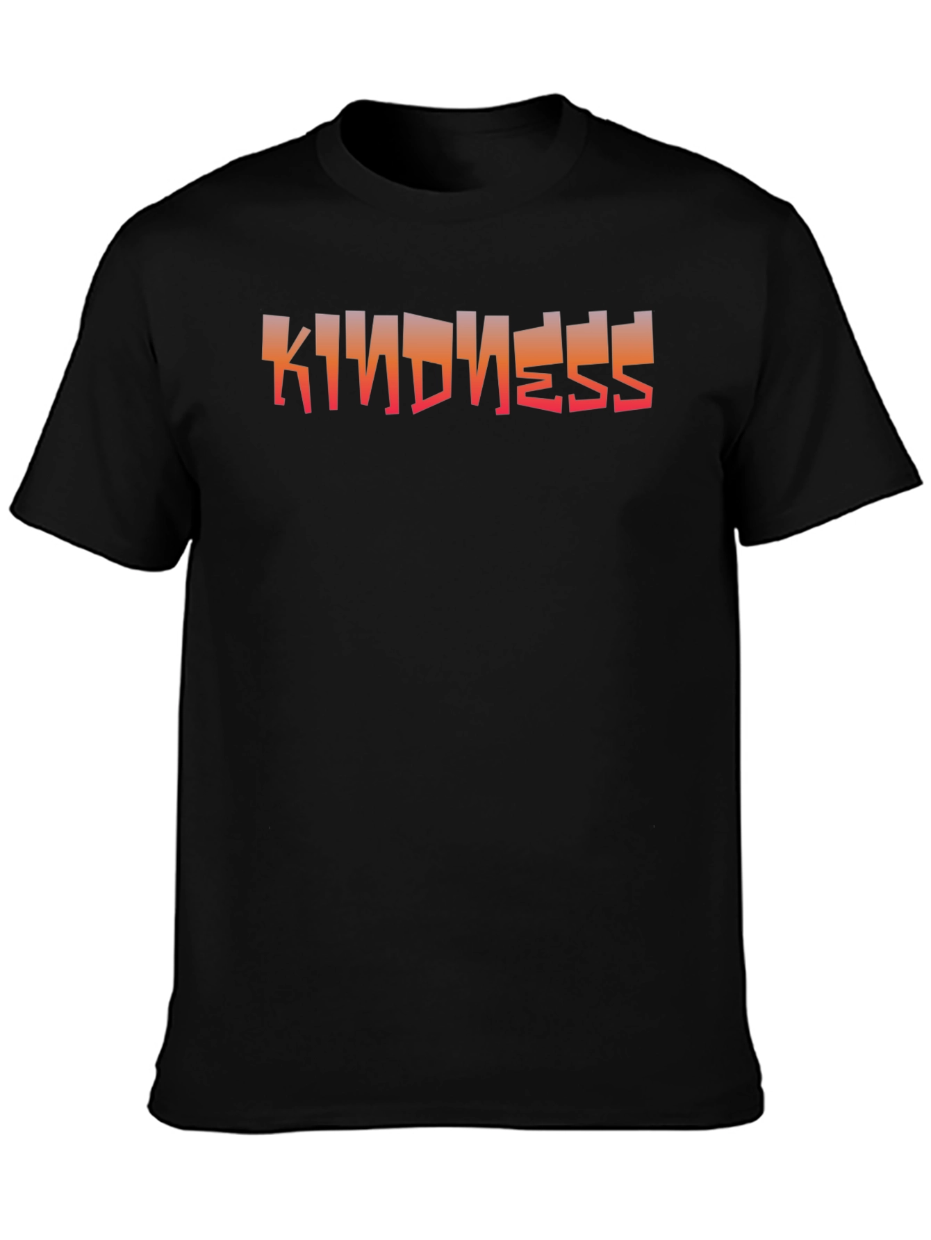 Kindness Graphic Black T-Shirt