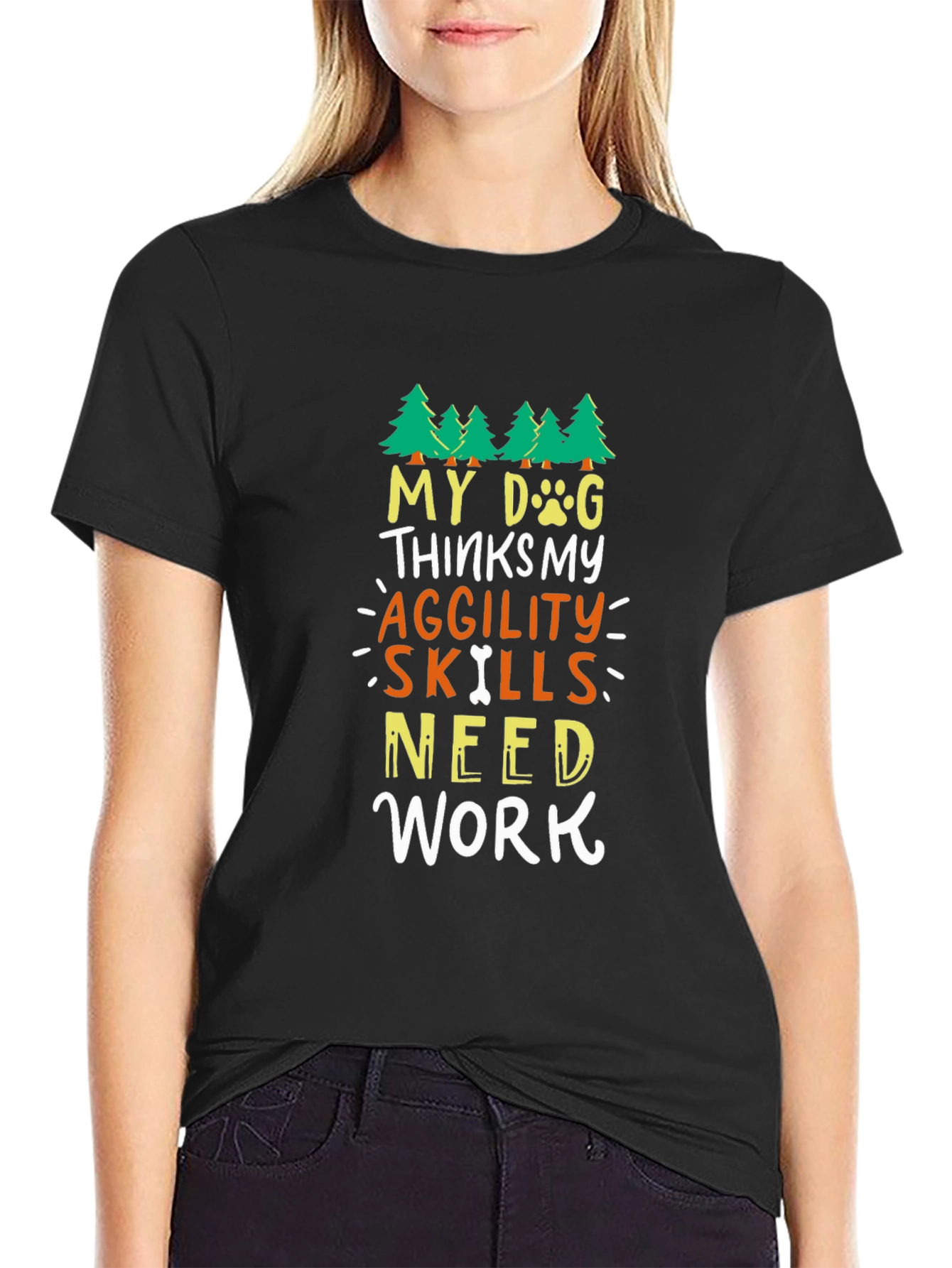 Funny Dog Agility Skills T-Shirt