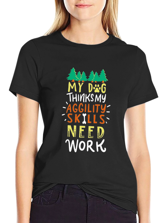Funny Dog Agility Skills T-Shirt