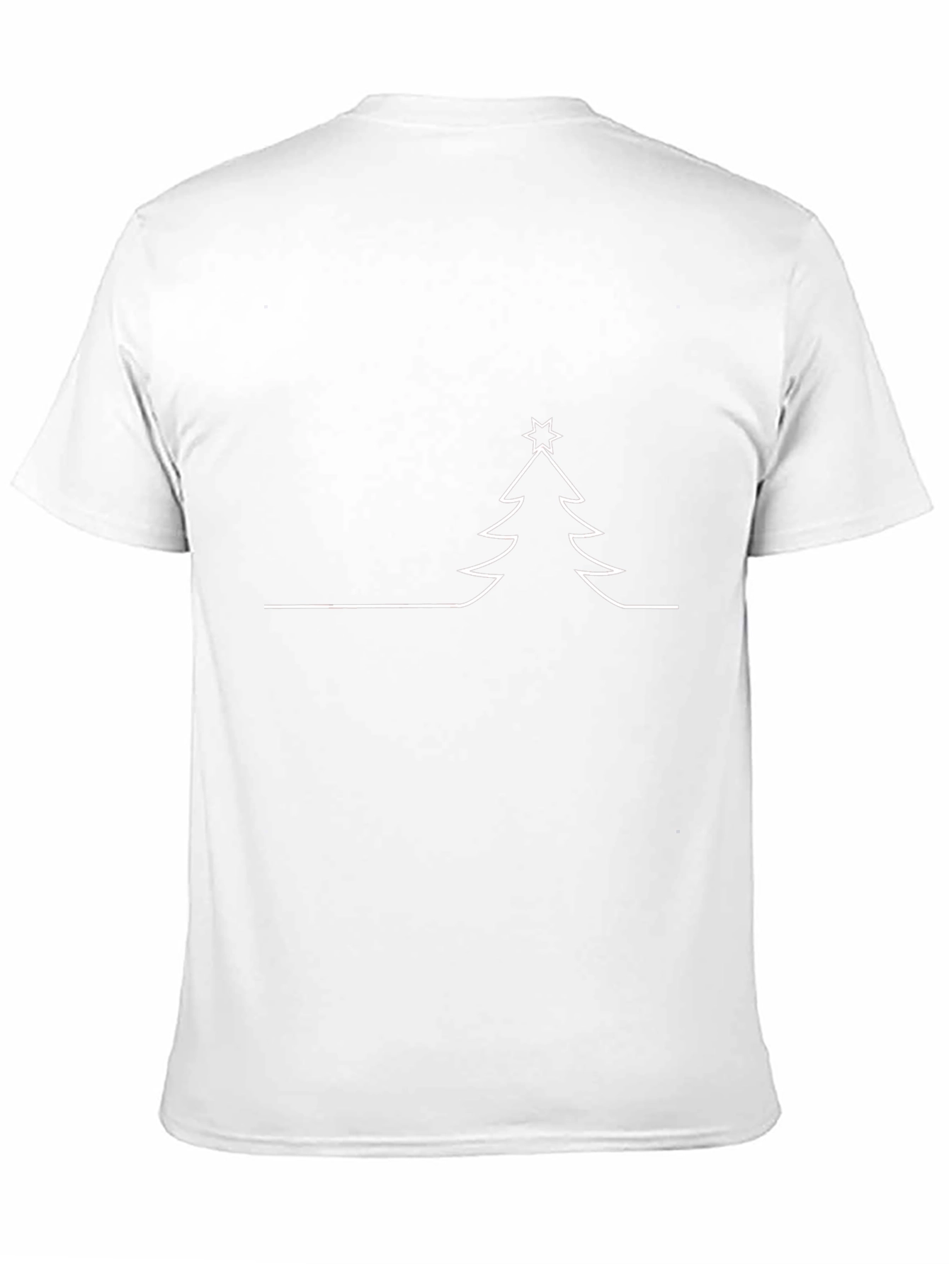 Minimalist Christmas Tree Graphic Tee