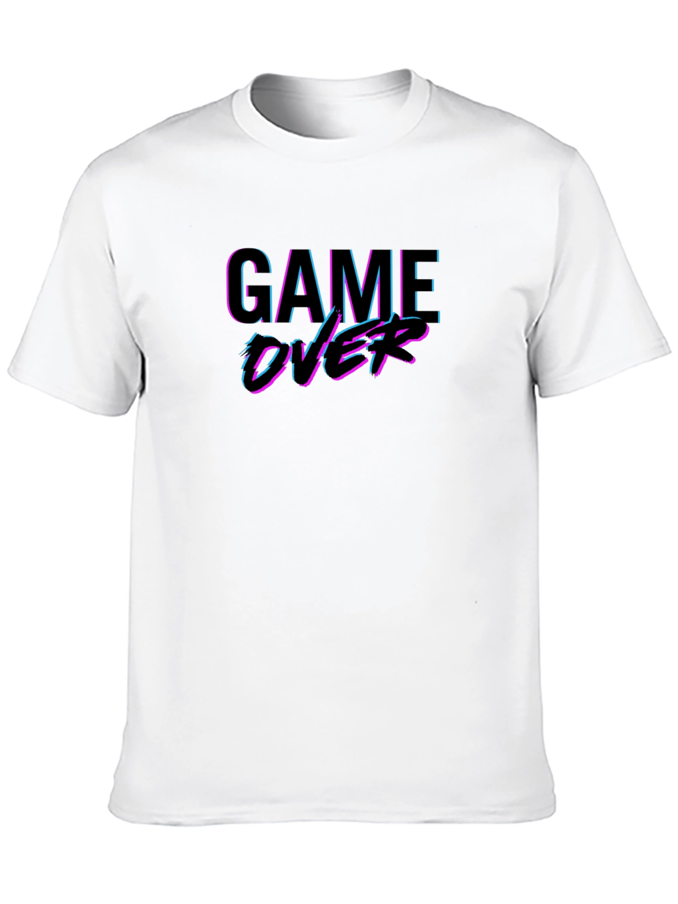 Game Over Black T-Shirt - Gamer Style