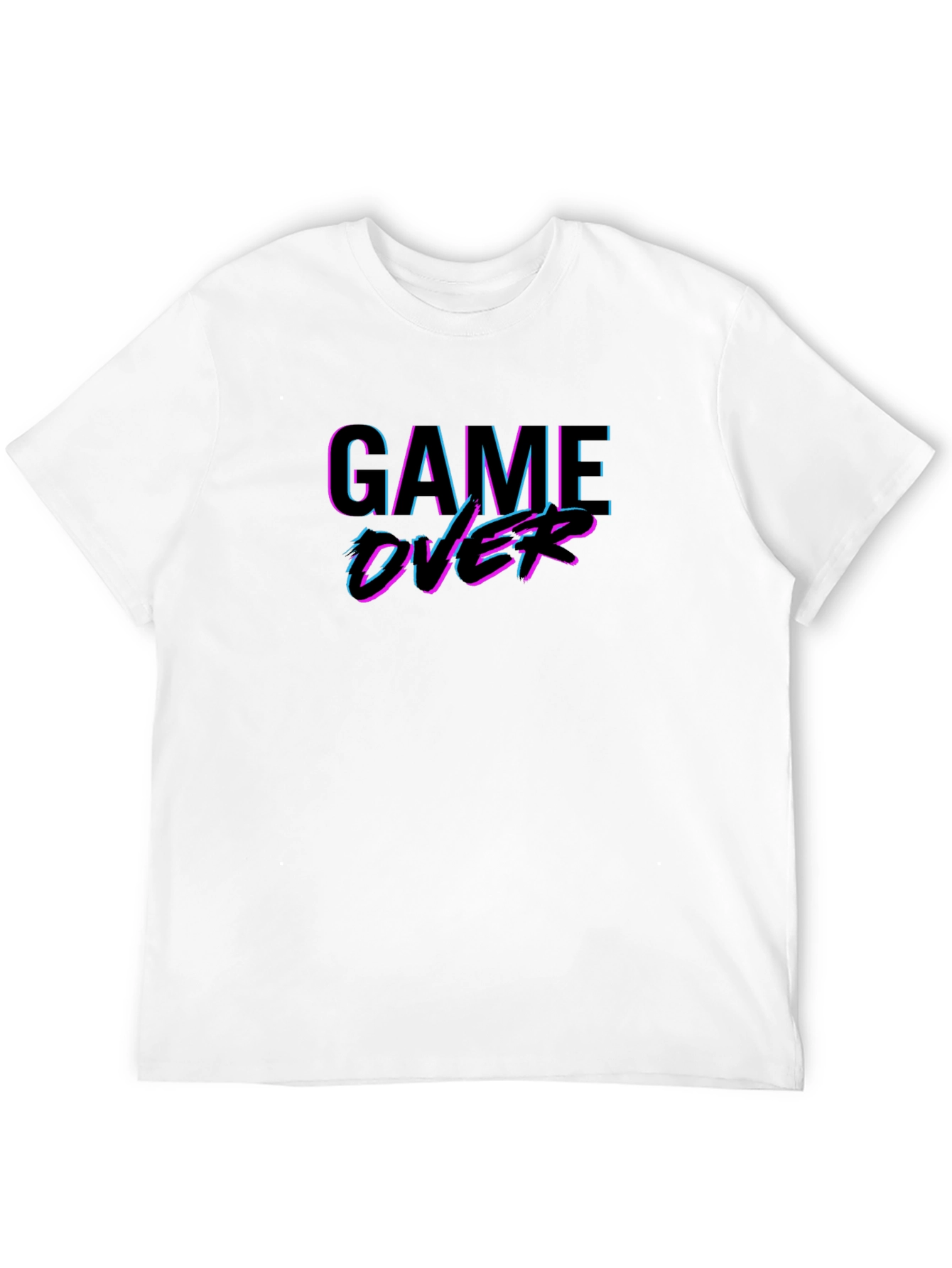 Game Over Black T-Shirt - Gamer Style