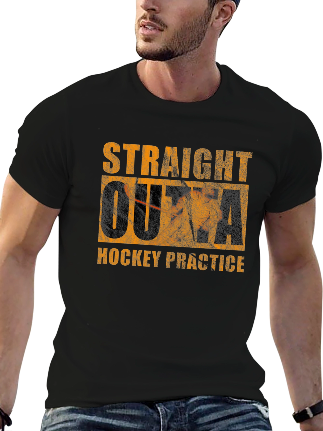 Straight Outta Hockey Practice T-Shirt