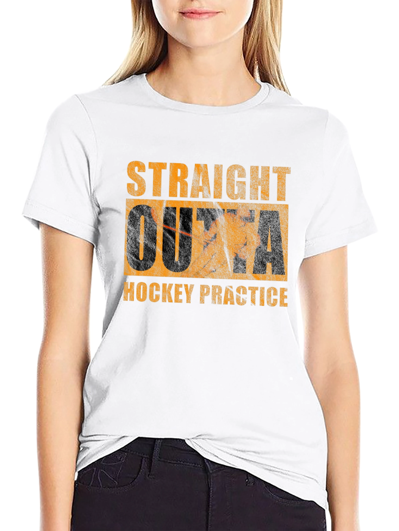 Straight Outta Hockey Practice T-Shirt