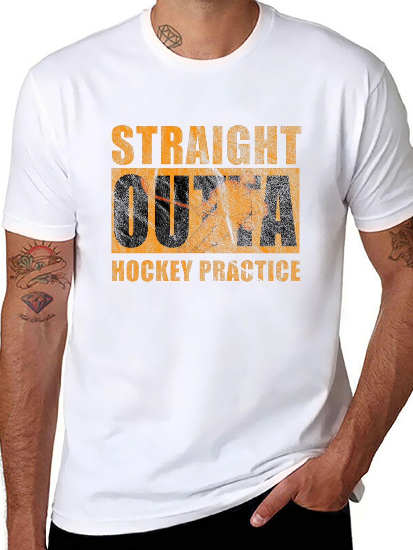 Straight Outta Hockey Practice T-Shirt
