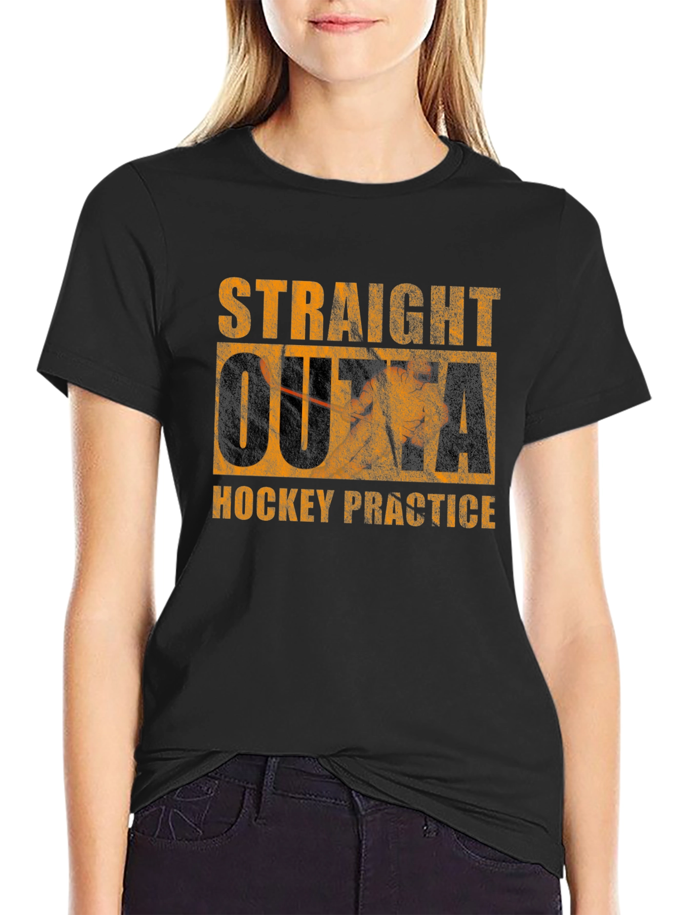 Straight Outta Hockey Practice T-Shirt