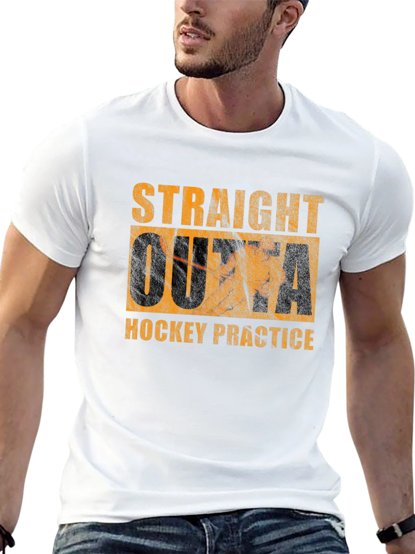 Straight Outta Hockey Practice T-Shirt
