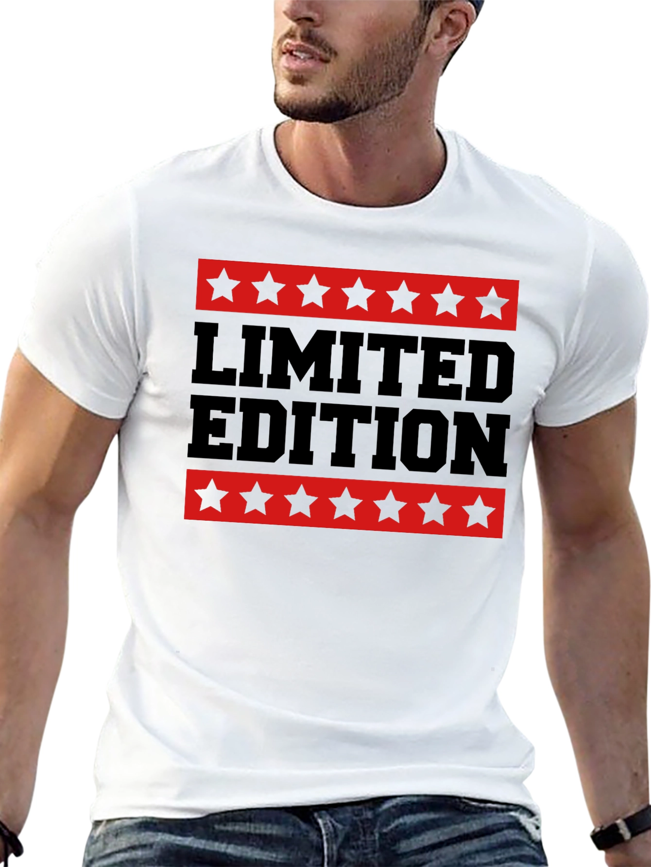 Limited Edition Star Graphic Black T-Shirt