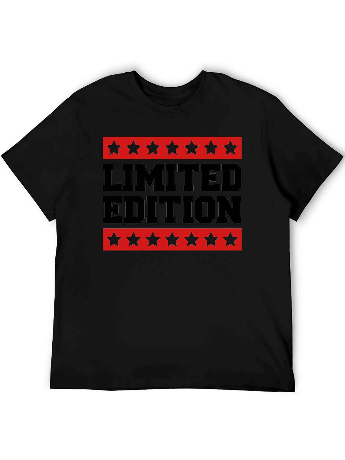 Limited Edition Star Graphic Black T-Shirt