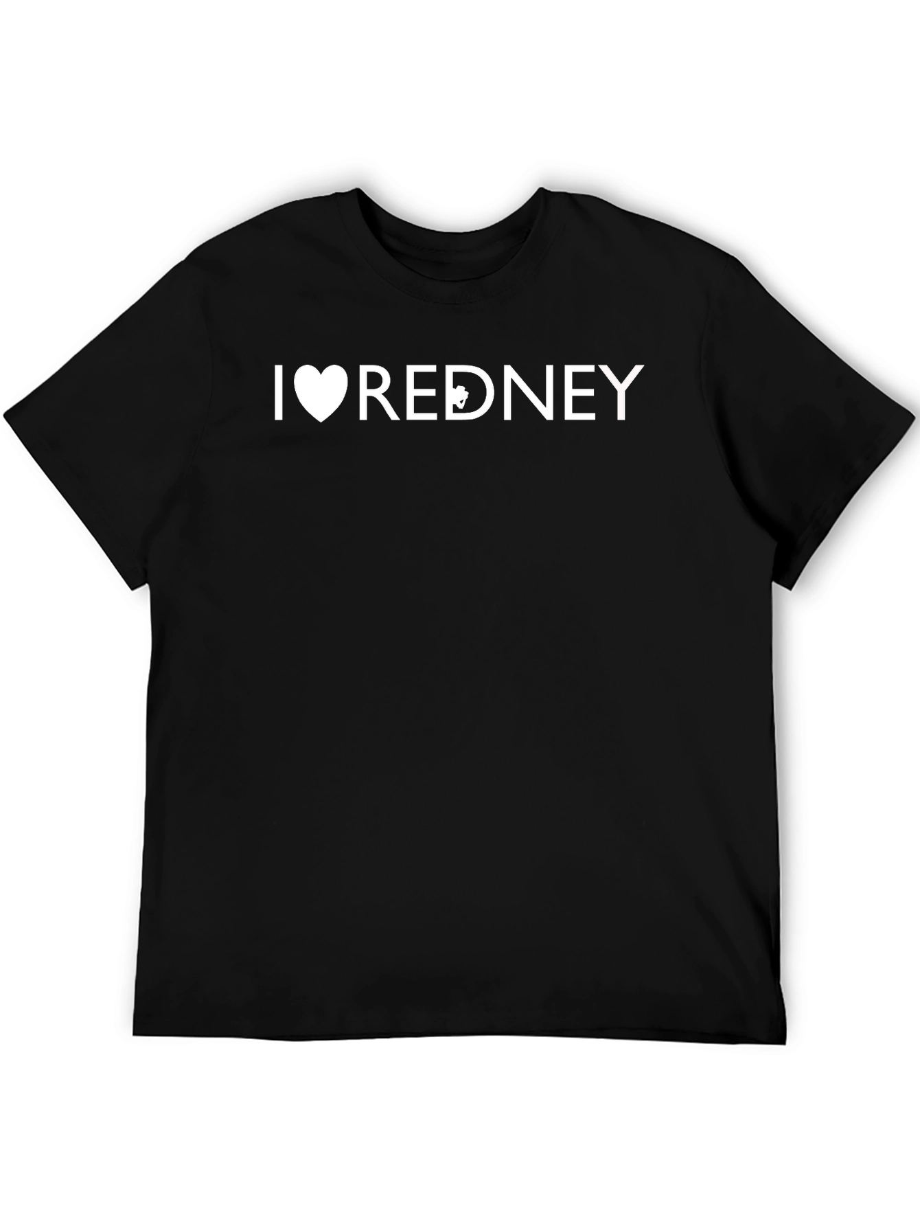 I Heart Redney T-Shirt - Black Graphic Tee