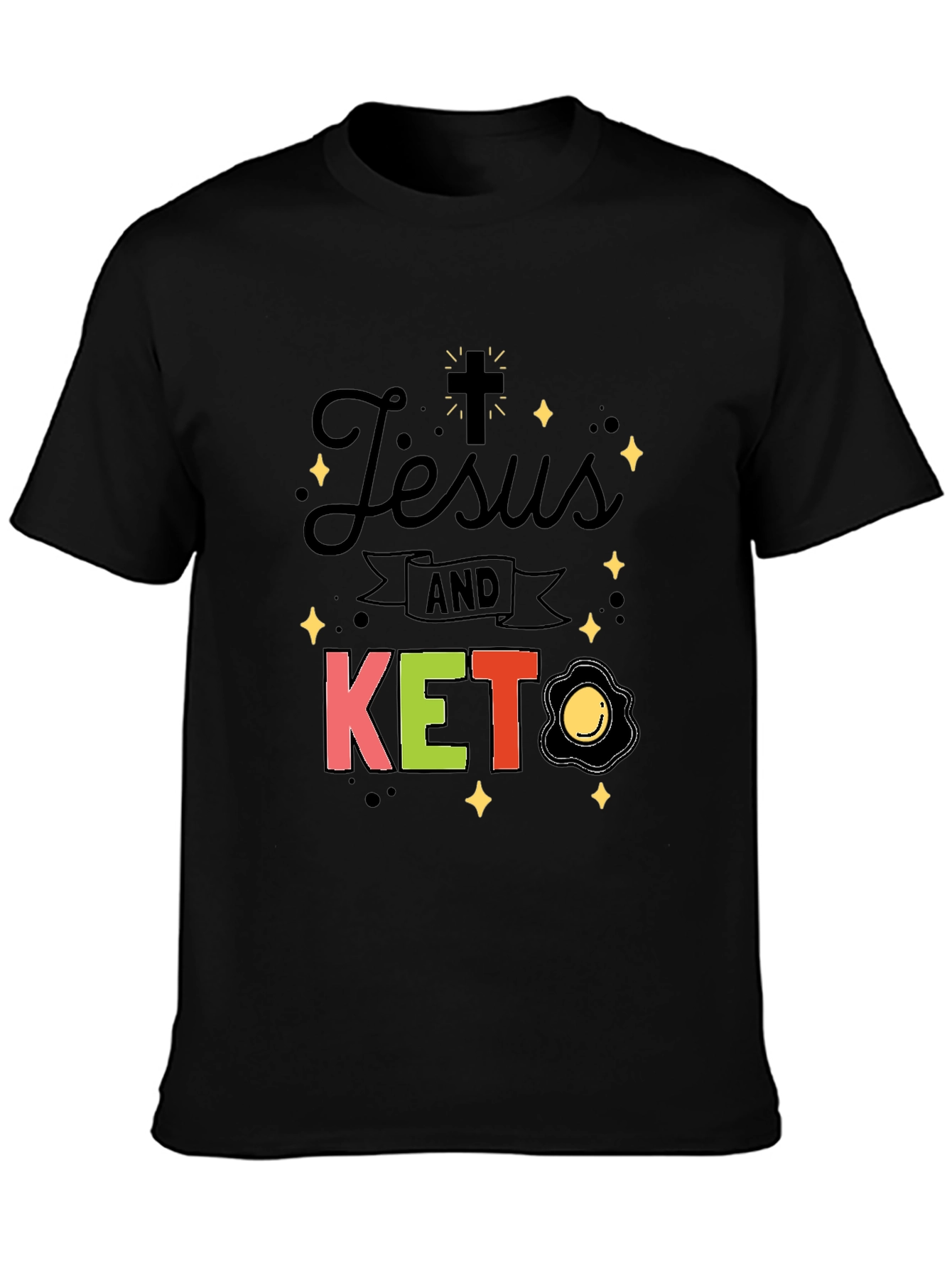 Jesus and Keto Graphic T-Shirt