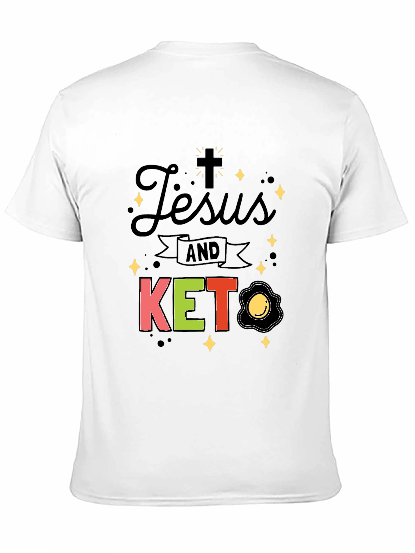 Jesus and Keto Graphic T-Shirt
