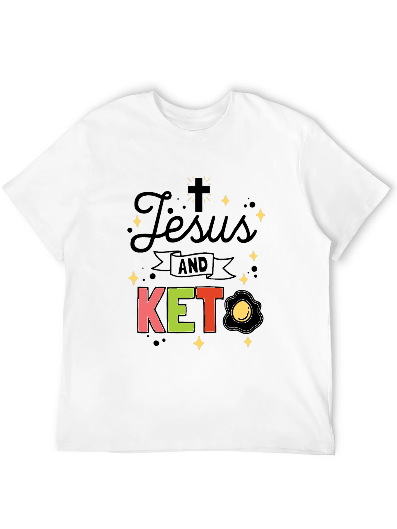 Jesus and Keto Graphic T-Shirt