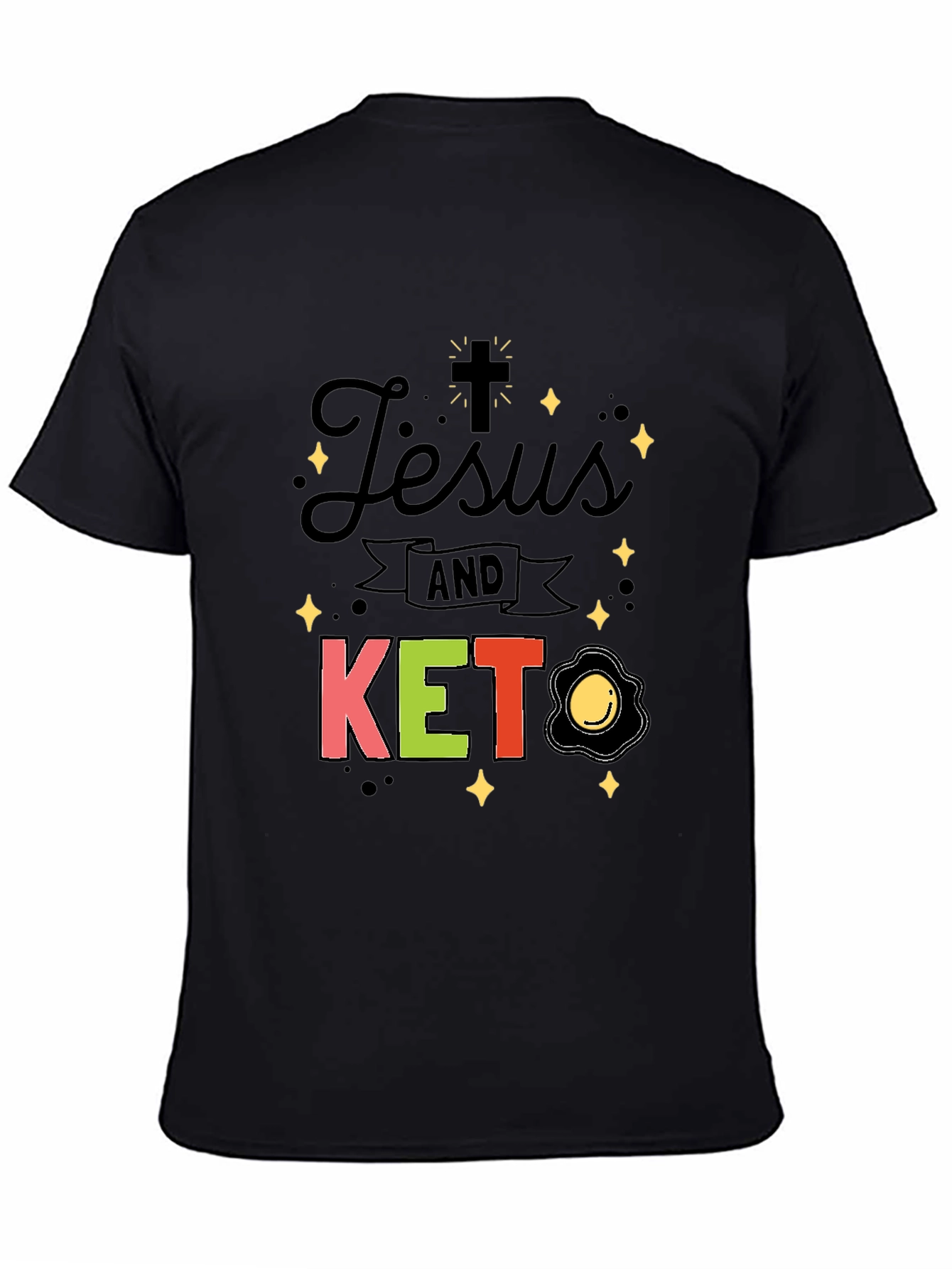 Jesus and Keto Graphic T-Shirt