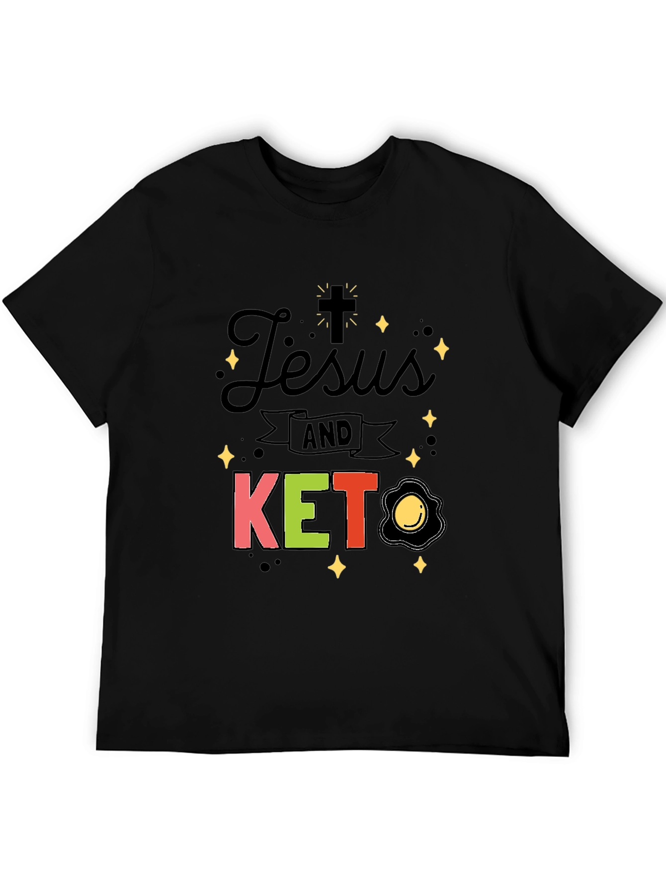 Jesus and Keto Graphic T-Shirt
