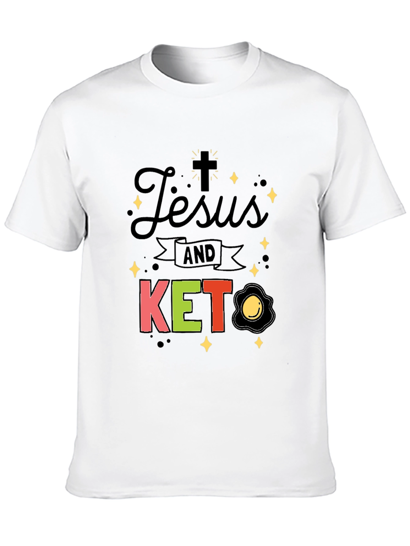Jesus and Keto Graphic T-Shirt
