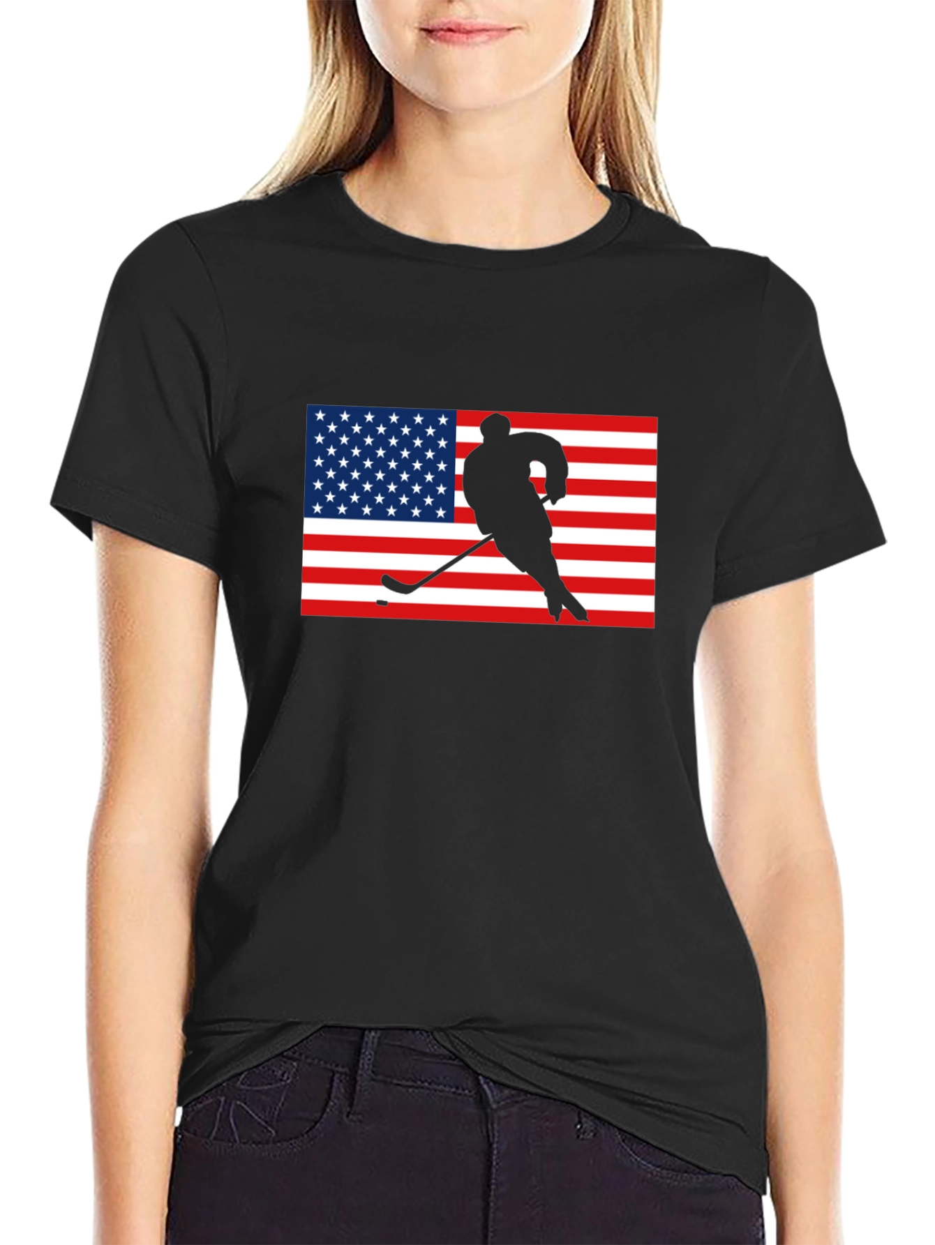 American Hockey Graphic T-Shirt